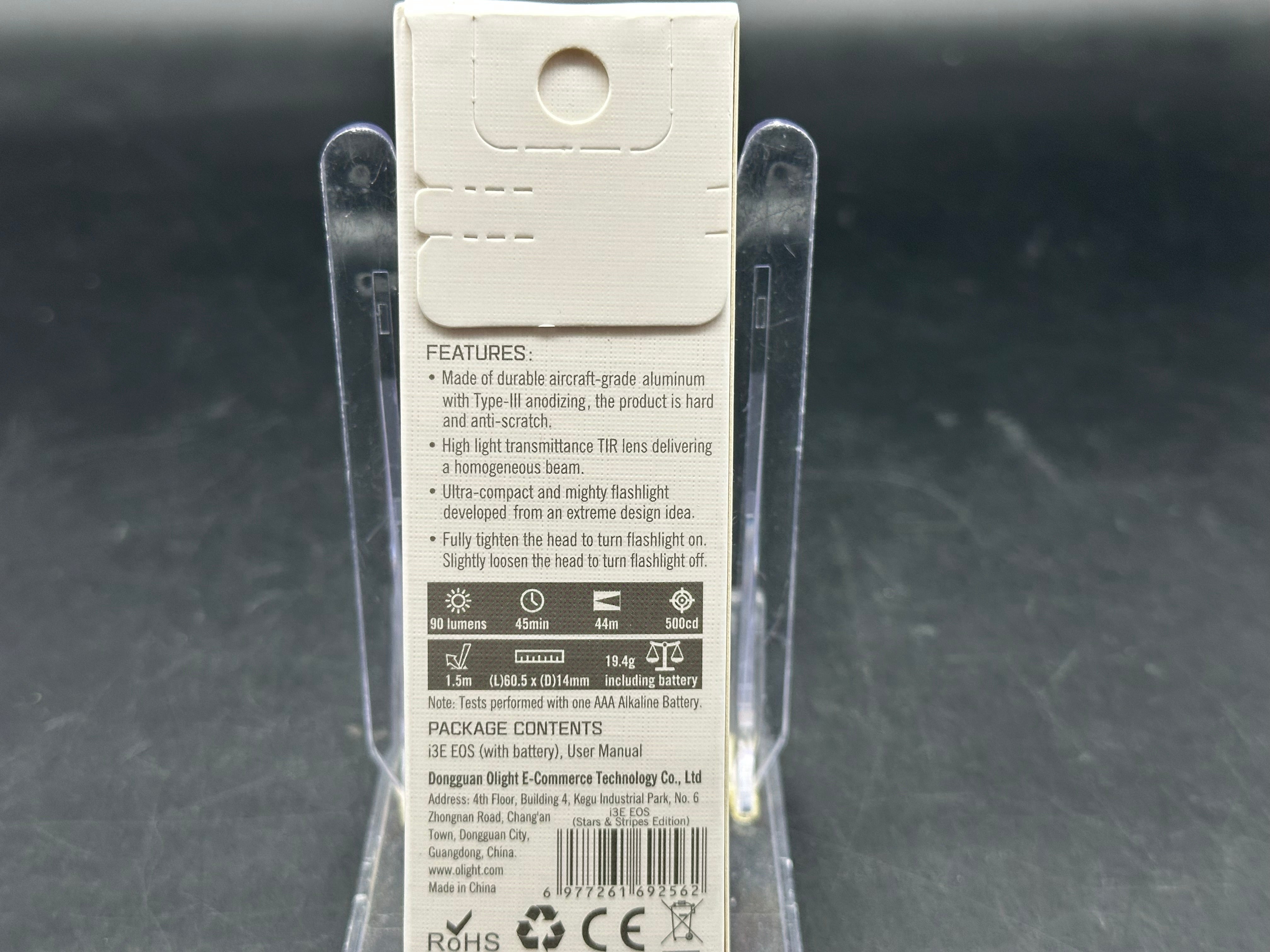 Olight I3E eos Stars and Stripes Edition