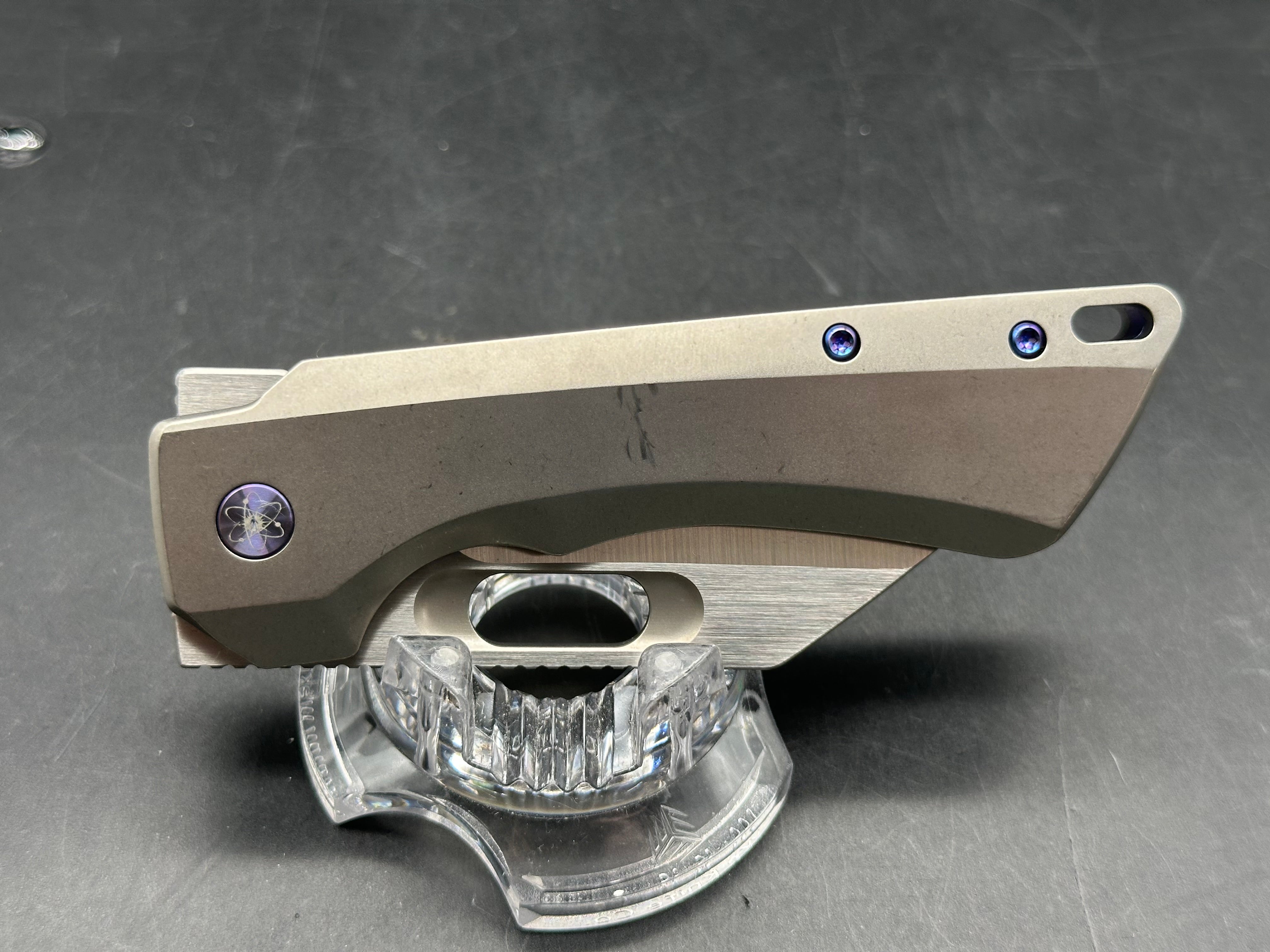 EMP EDC Nymble W 3.25 inch satin finished, Bohler M390 Wharncliffe blade