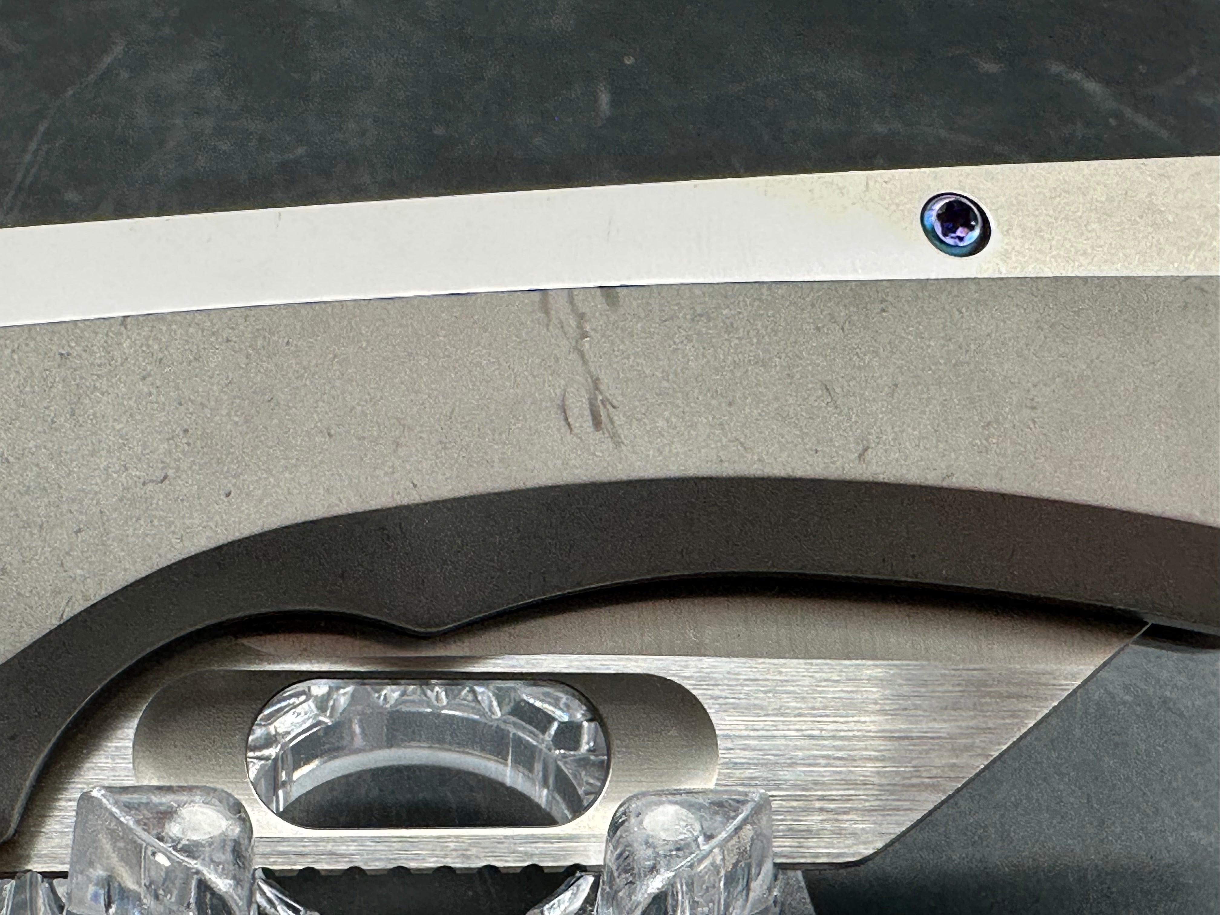 EMP EDC Nymble W 3.25 inch satin finished, Bohler M390 Wharncliffe blade