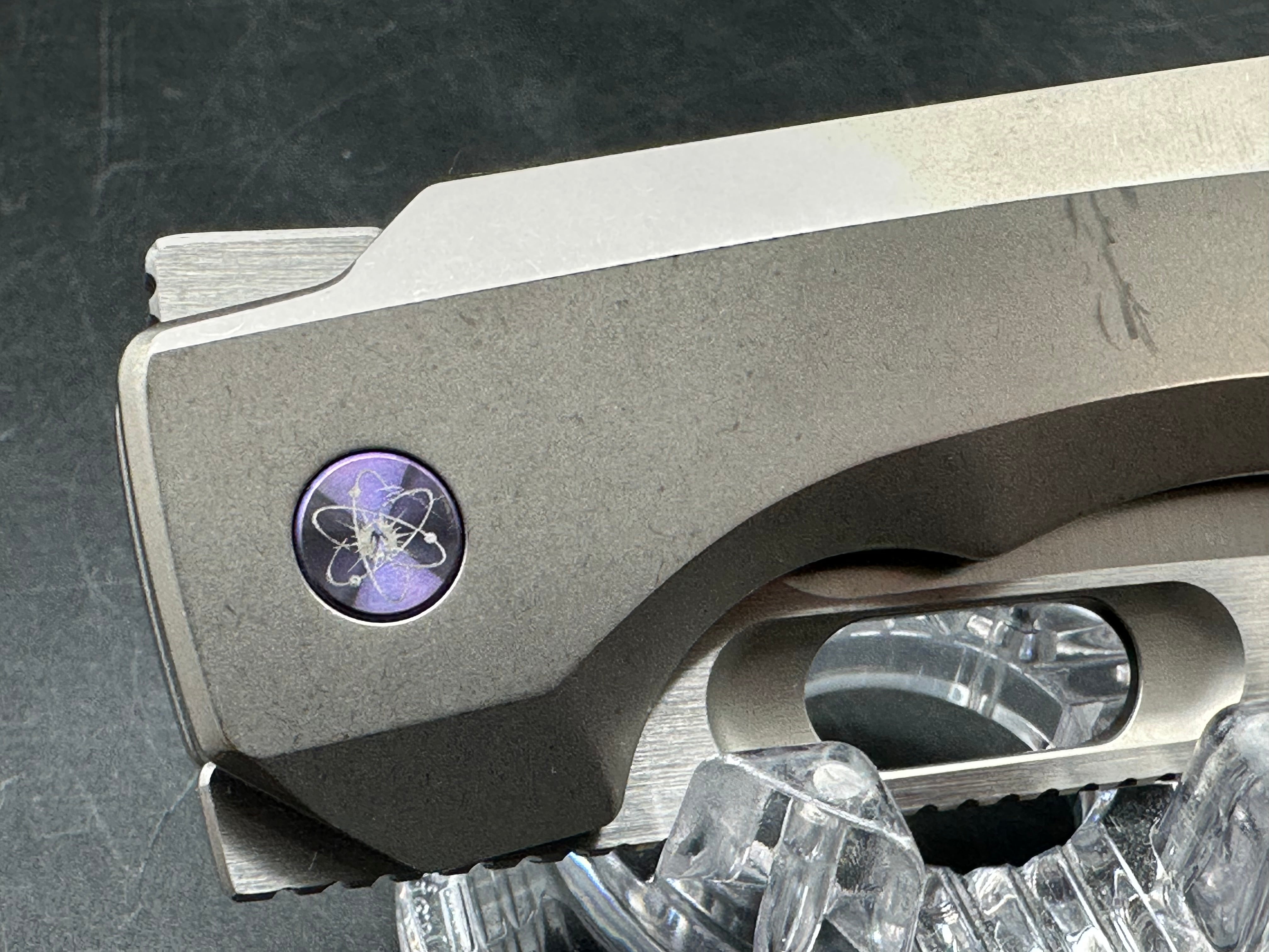 EMP EDC Nymble W 3.25 inch satin finished, Bohler M390 Wharncliffe blade