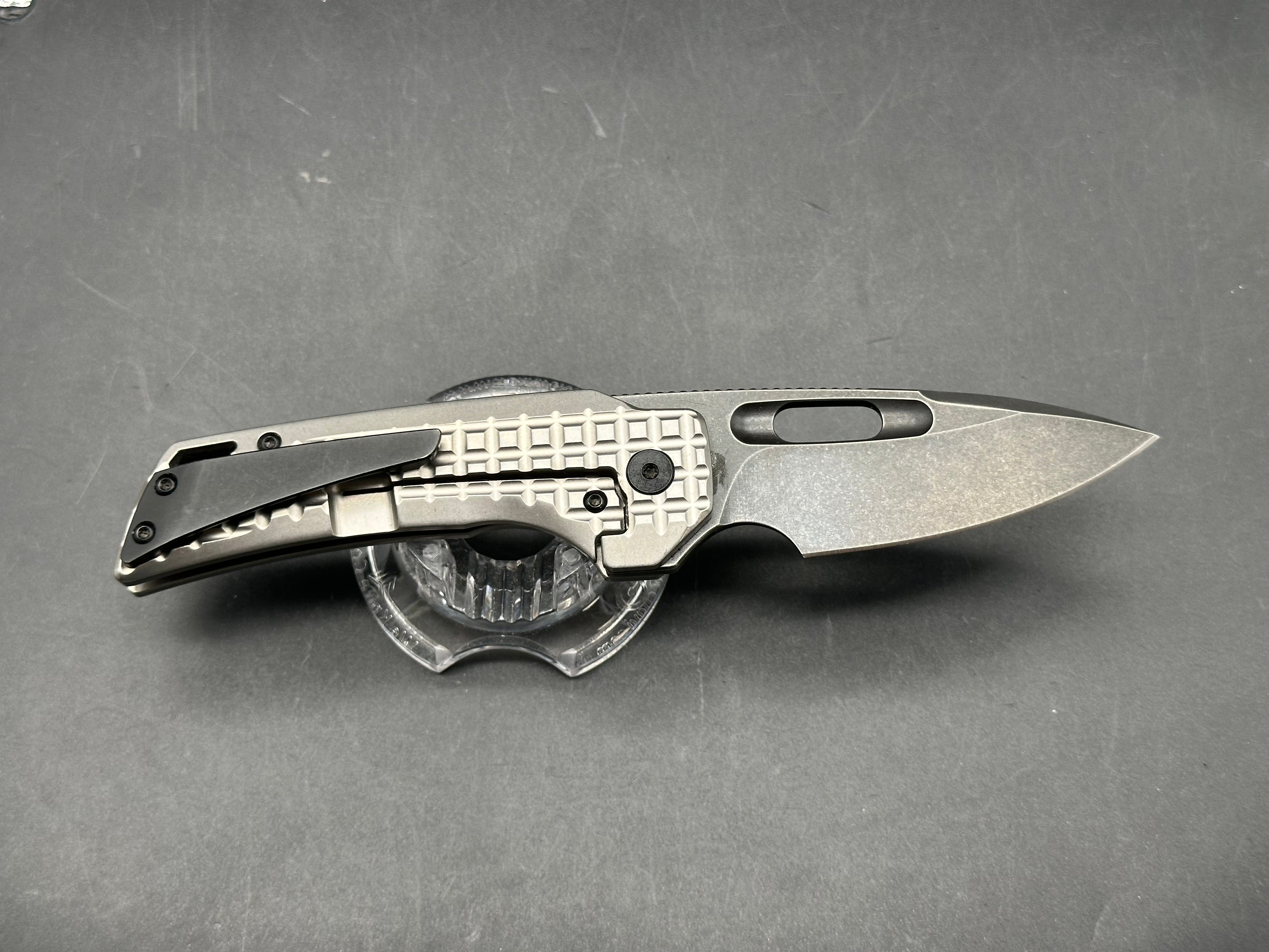 EMP EDC Nymble 3 inch stonewashed, black, Bohler M390 blade