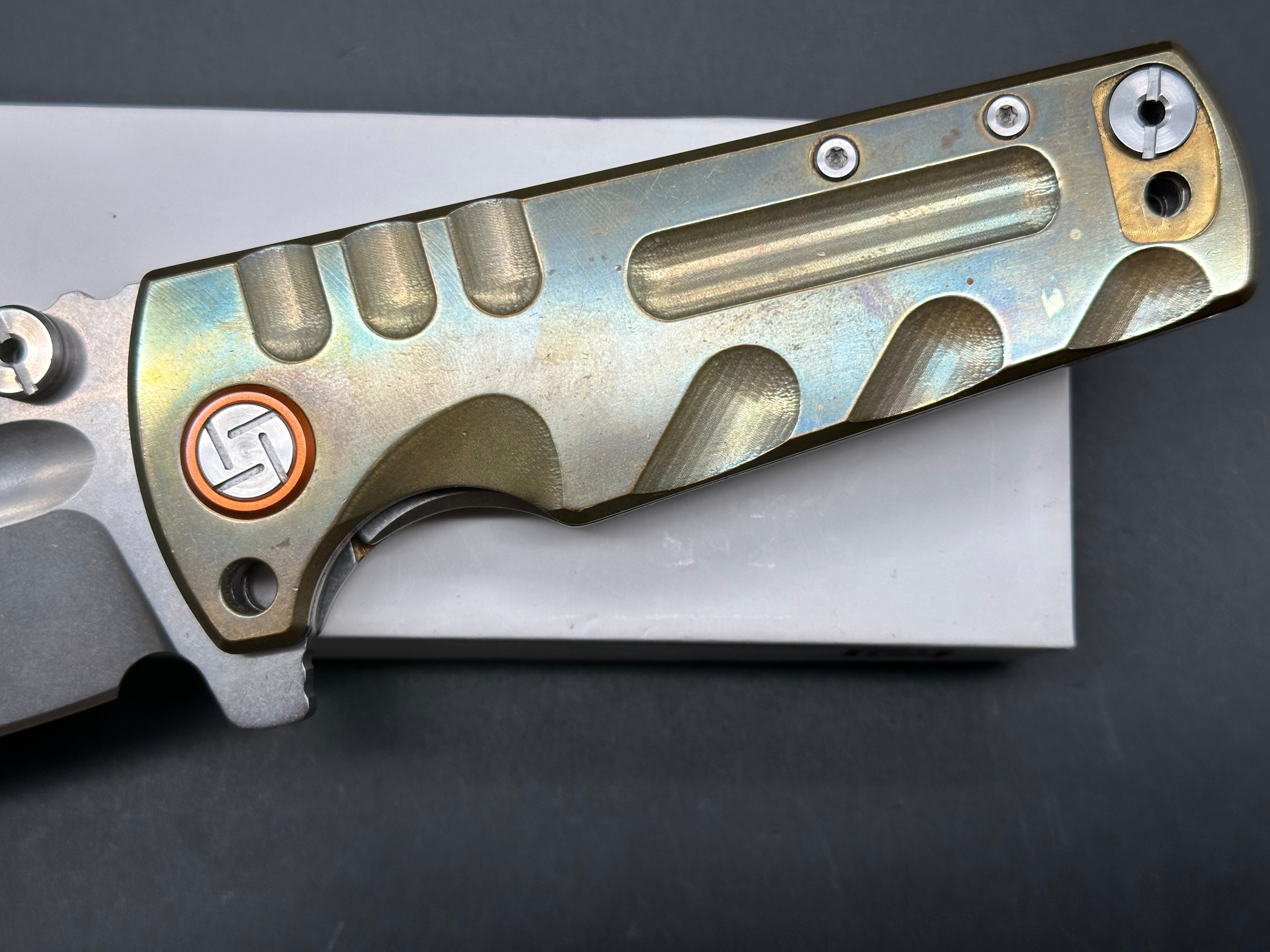 Artisan Cutlery Proponent brass handle/ /D2 blade