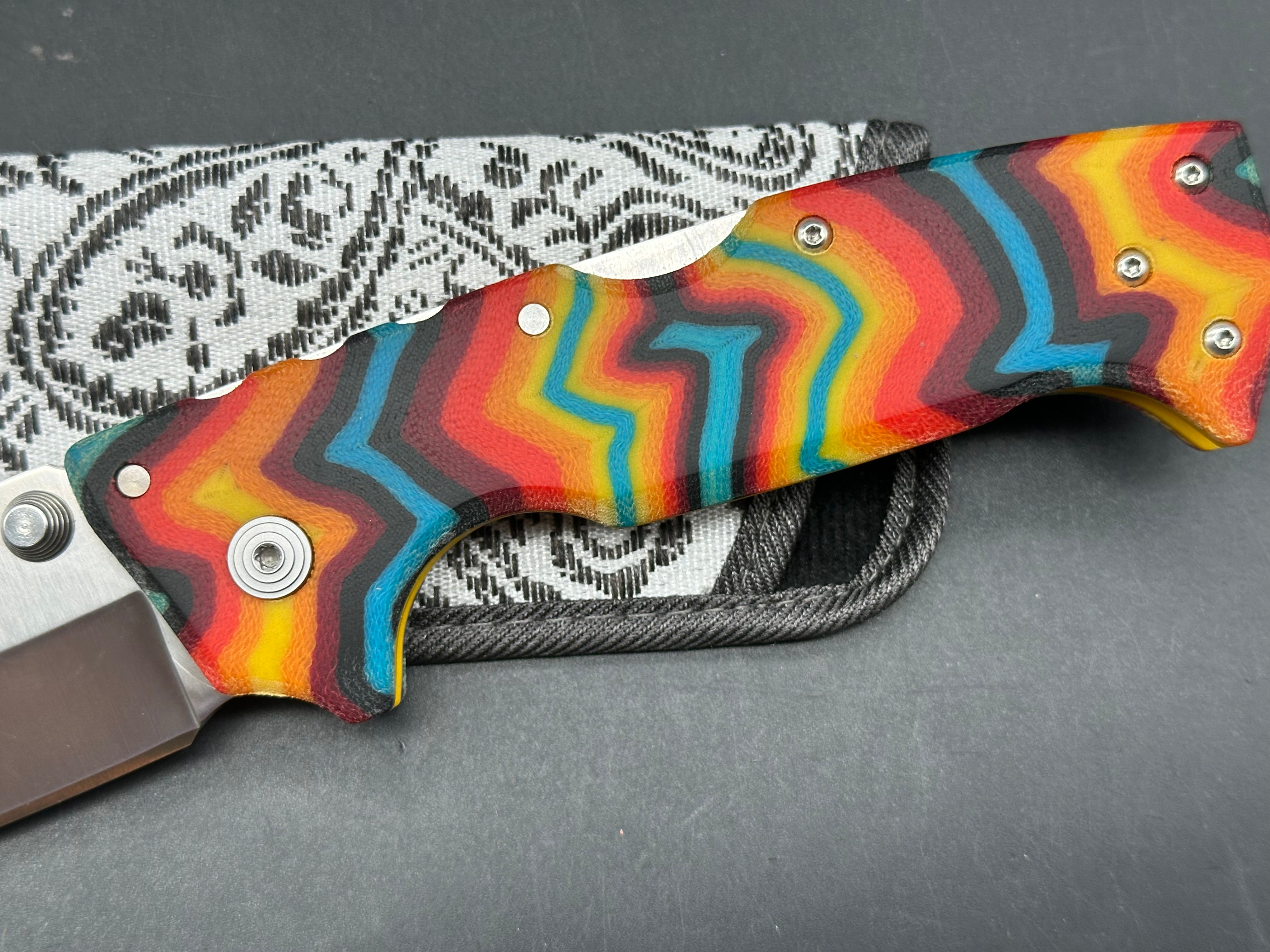 Cold Steel AD1O Lite custom "nathan's knives" scales d liners Aus 10A blade