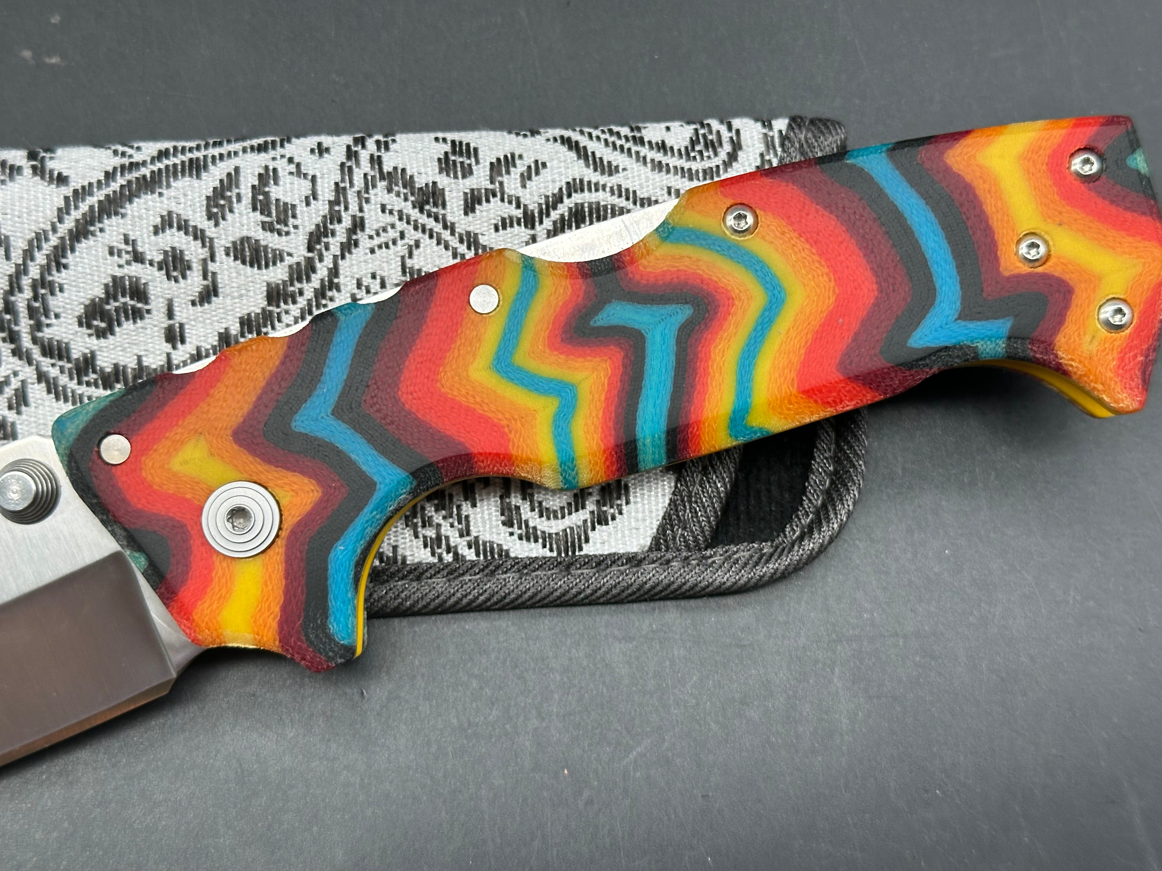 Cold Steel AD1O Lite custom "nathan's knives" scales d liners Aus 10A blade