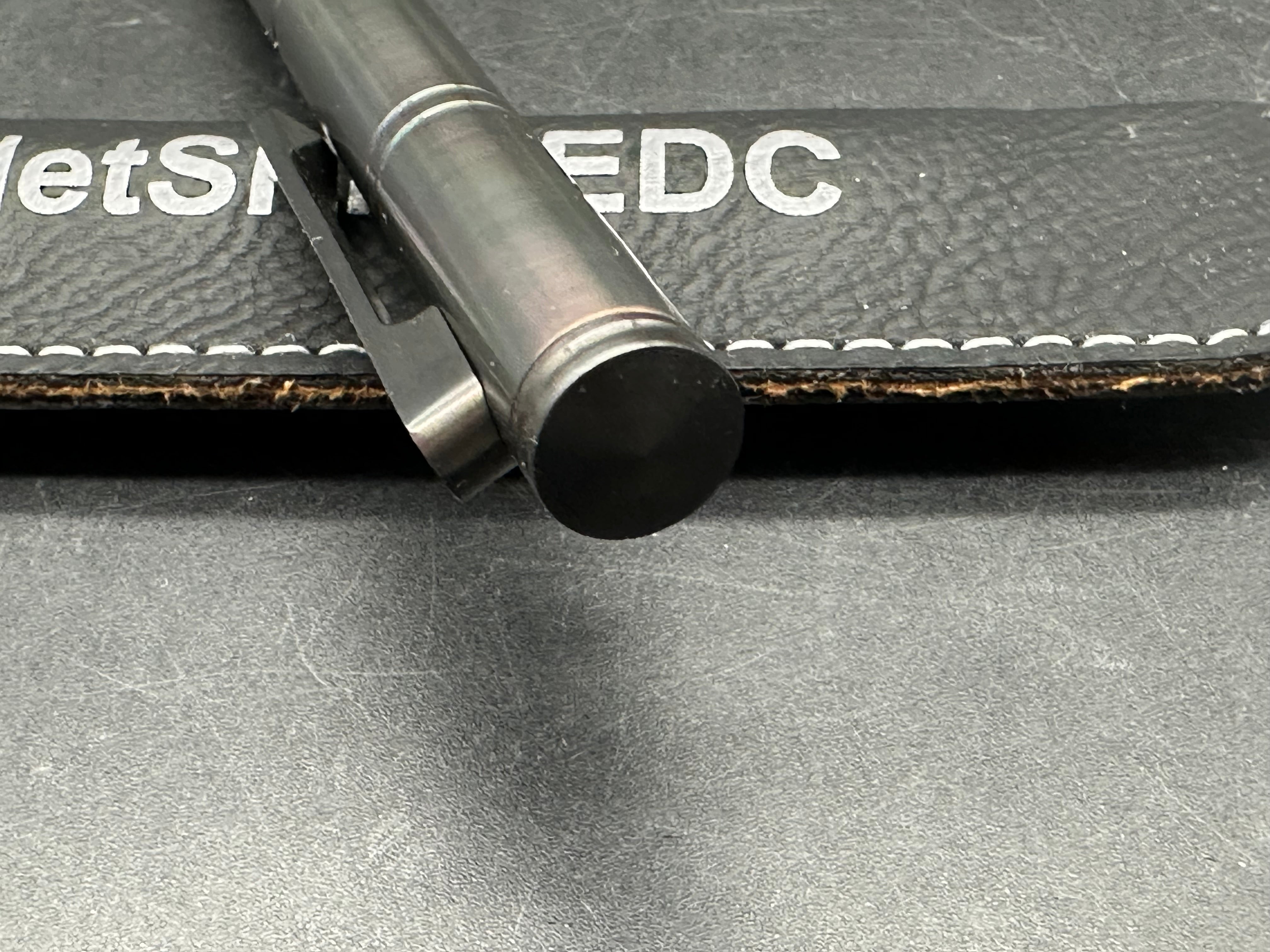 Billetspin EDC pen Oil Slick Zirconium Cam-pen exellent condition