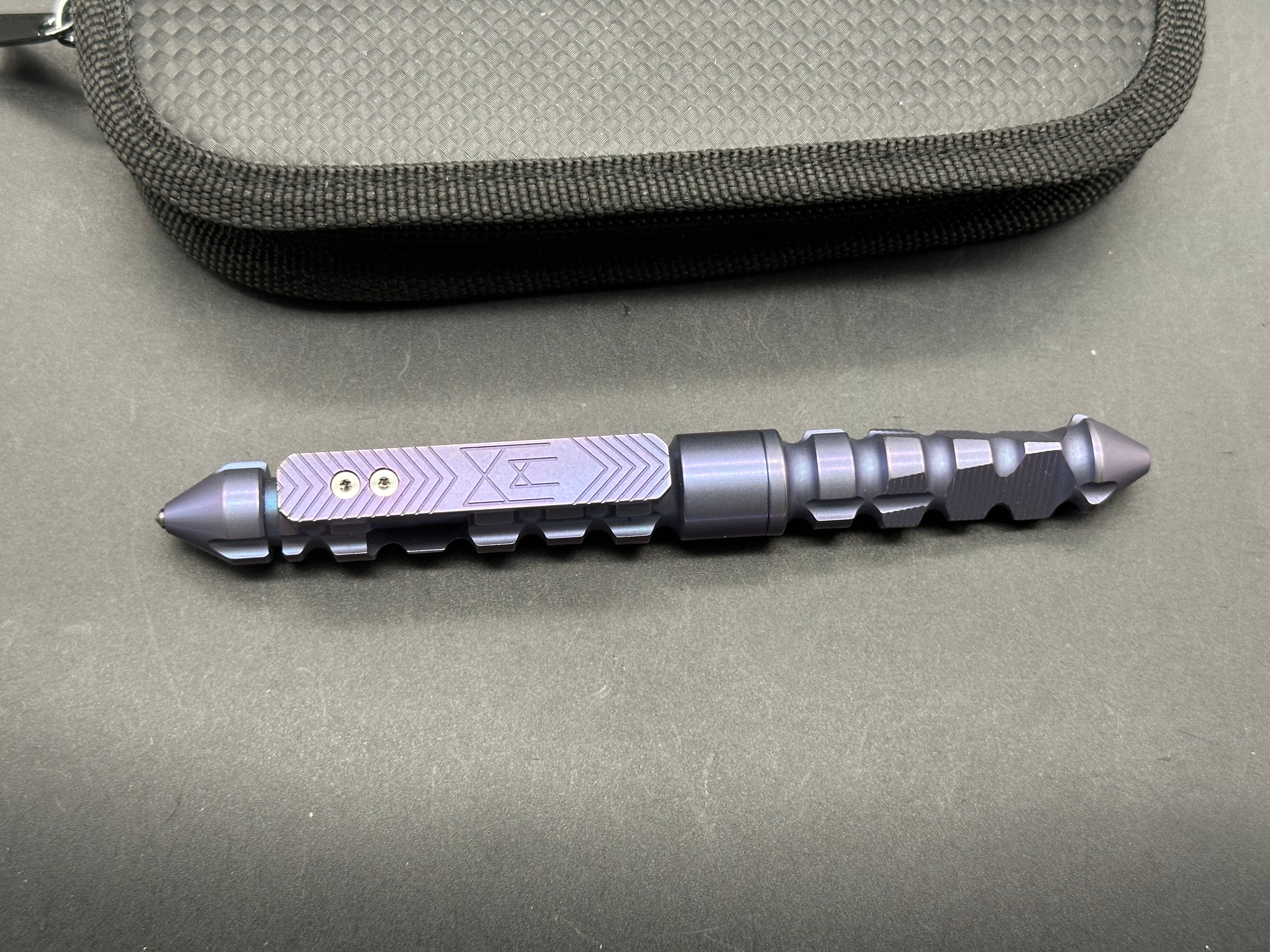 Midgards Messer "Fat Boy" pen titanium/bolt action