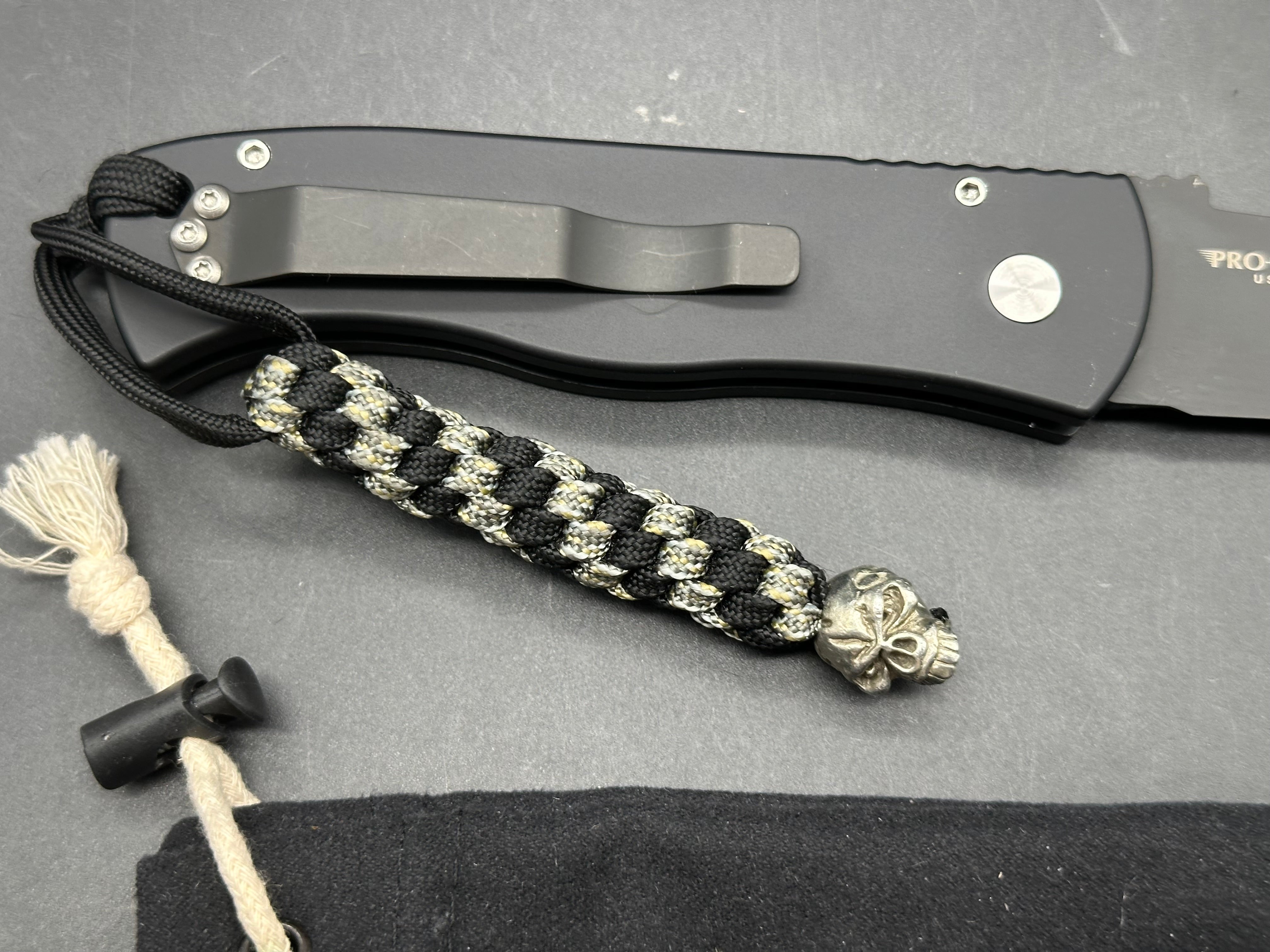 Protech Emerson QCQ- 7A (Punisher) auto two tone 154cm blade/aluminum handle/limited editionm