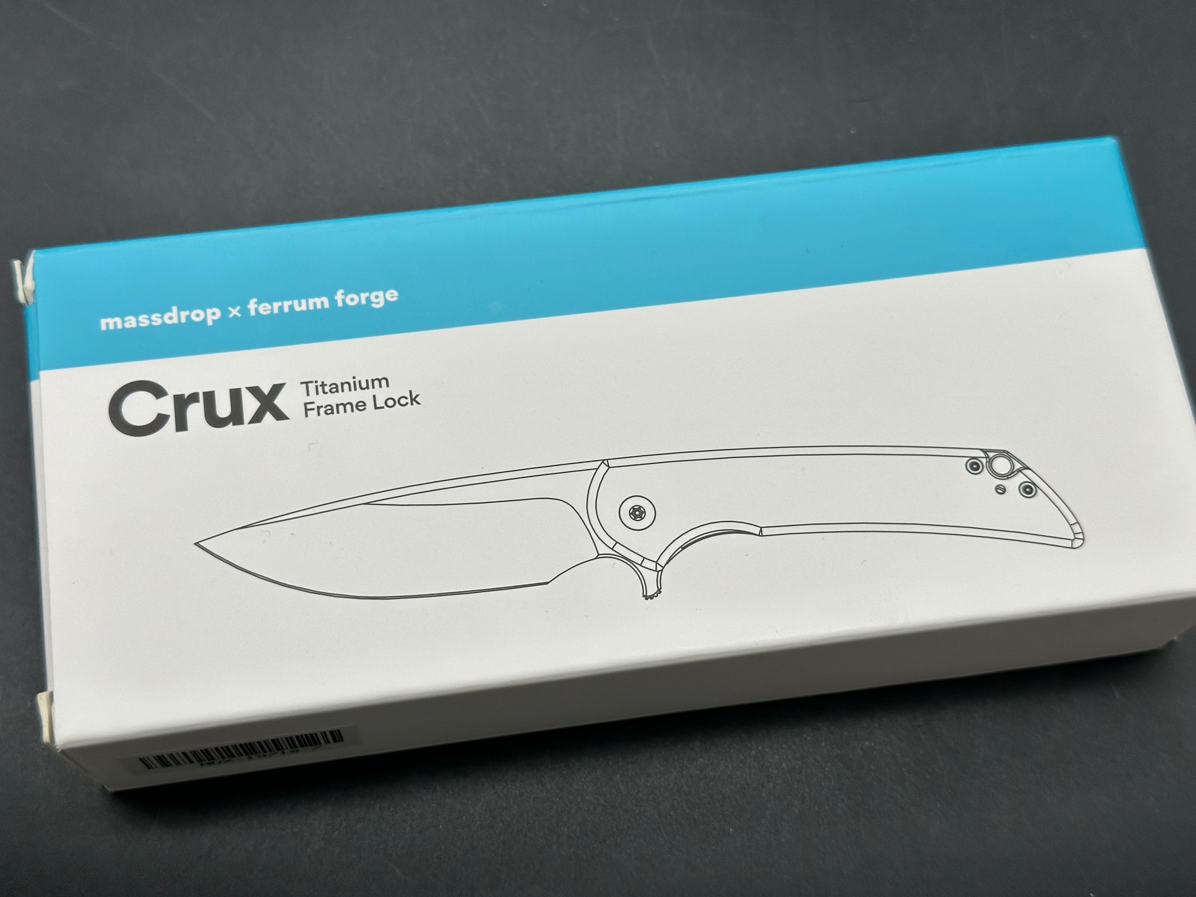 Massdrop Ferrum Forge Crux Titanium handle w/S35VN blade