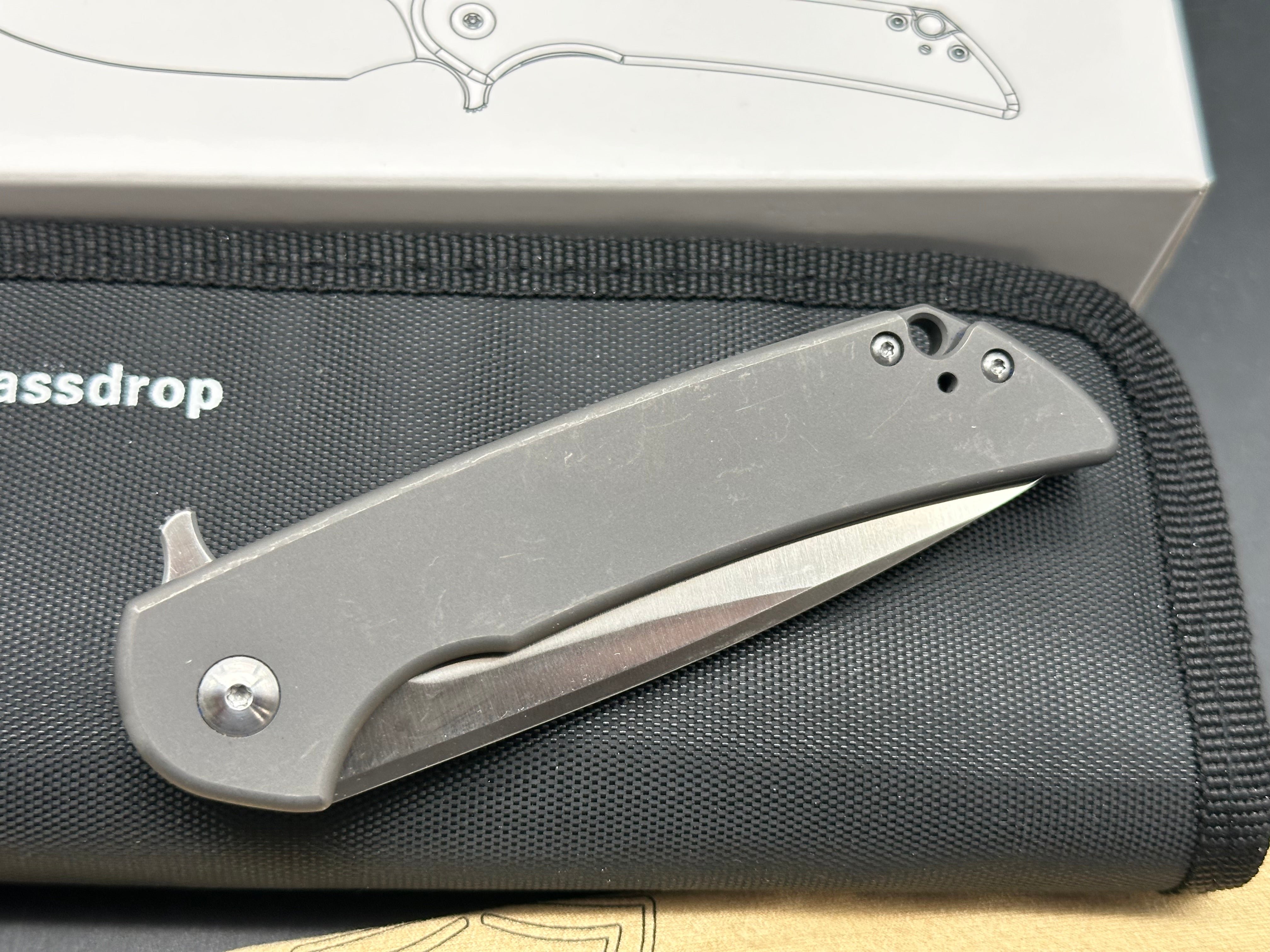 Massdrop Ferrum Forge Crux Titanium handle w/S35VN blade