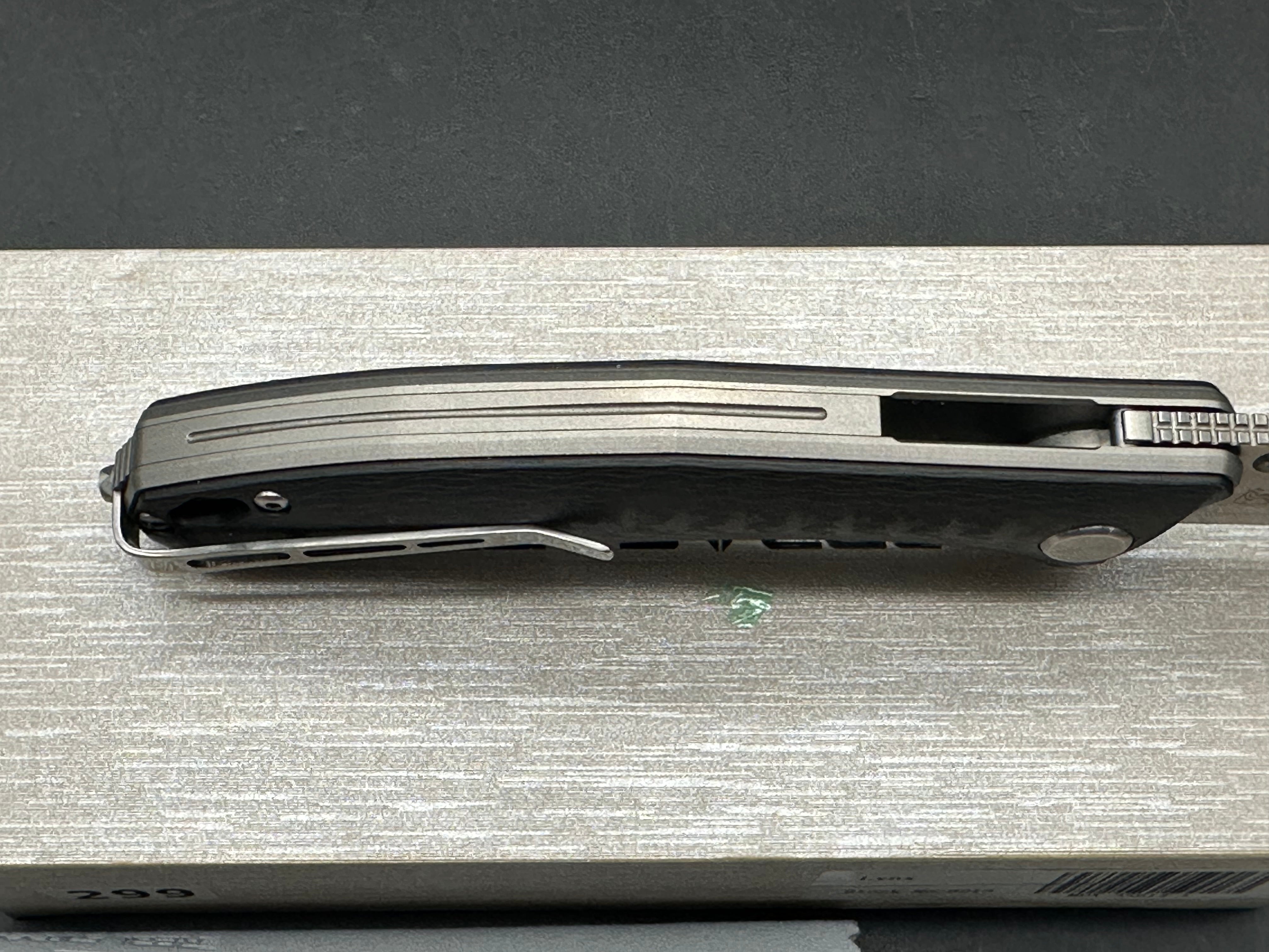 Real Steel Lynx CF/Titanium liners handle w/S35VN blade