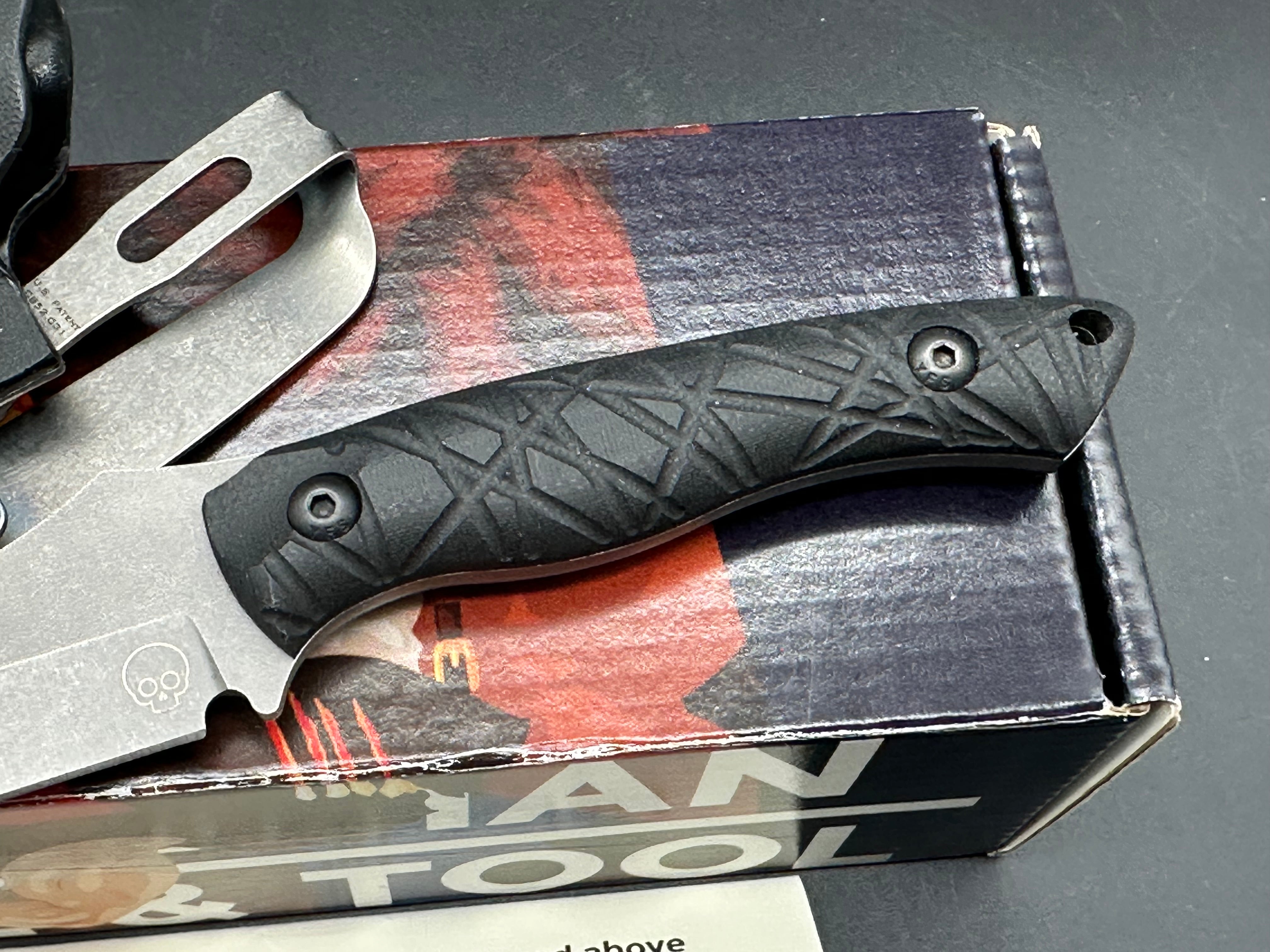 Wachtman Knife and Tool Kliff - Black G-10