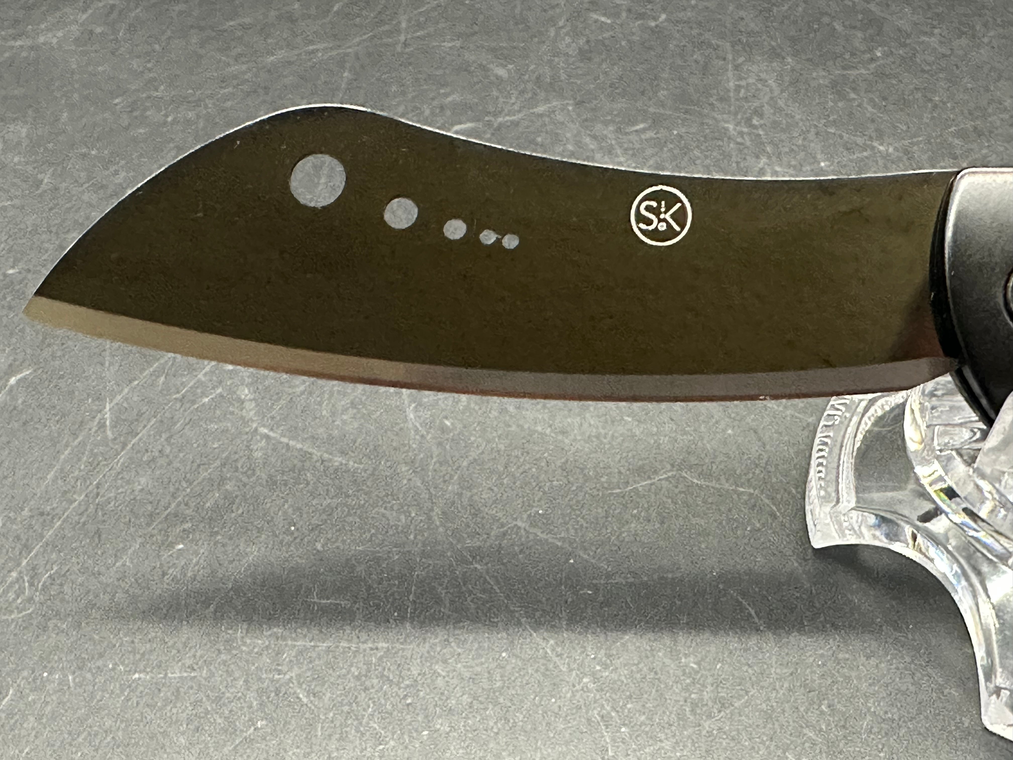 Sandrin Knives Lanzo SK-2 Slipjoint Polyhedral Tungsten Carbide Blade