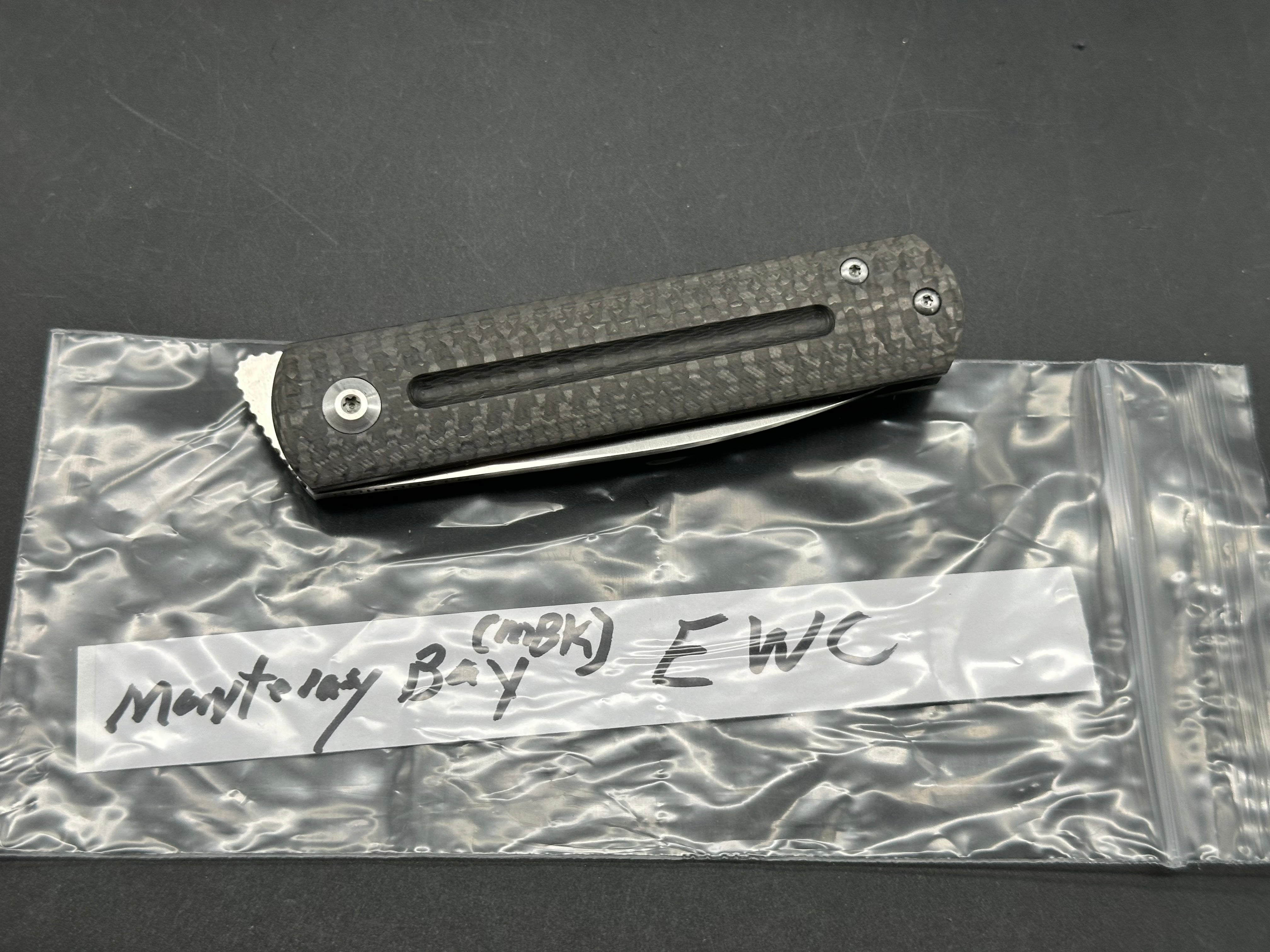 Monterey Bay Knives EWC CF scales w/M390 blade