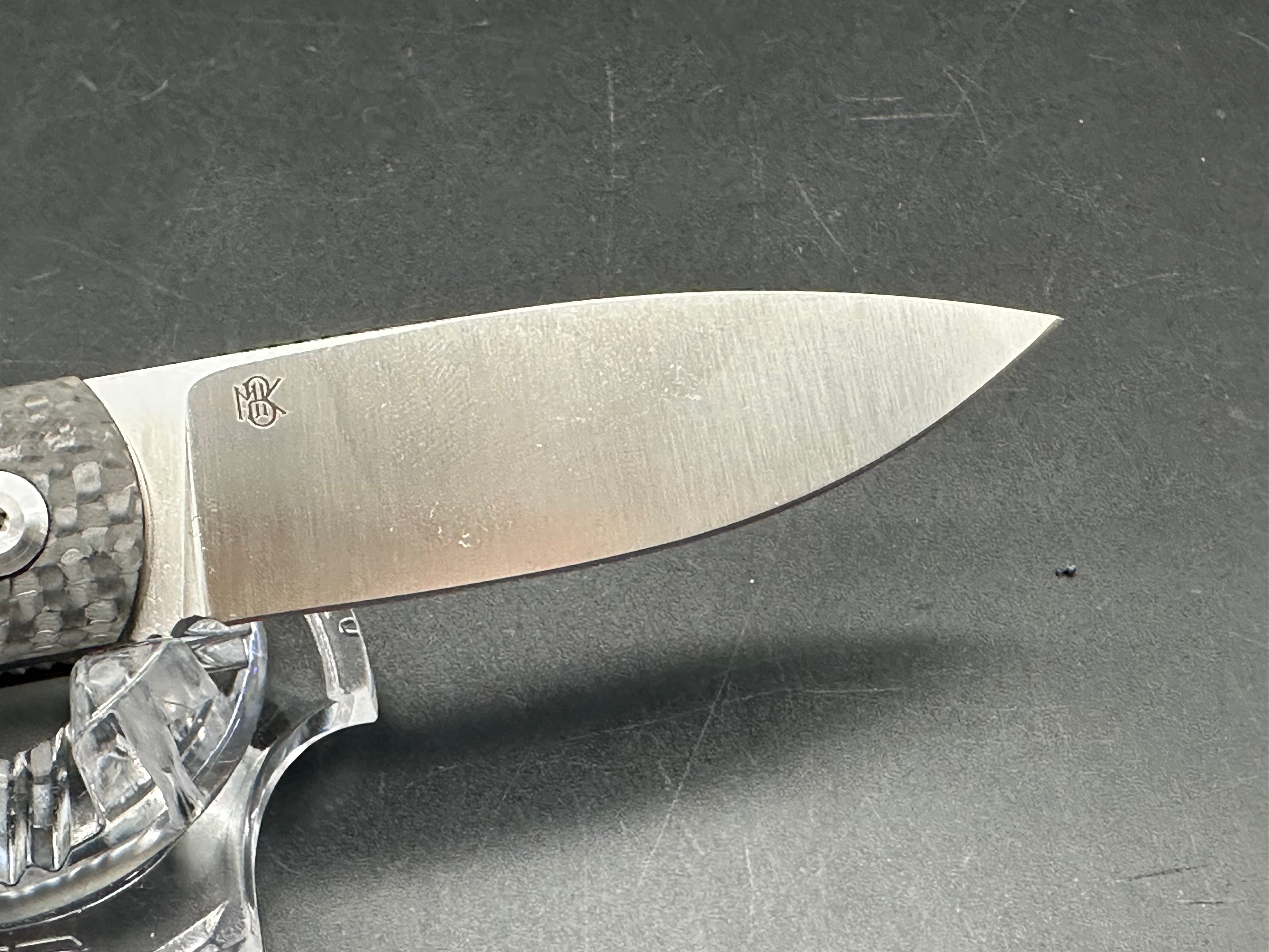 Monterey Bay Knives EWC CF scales w/M390 blade