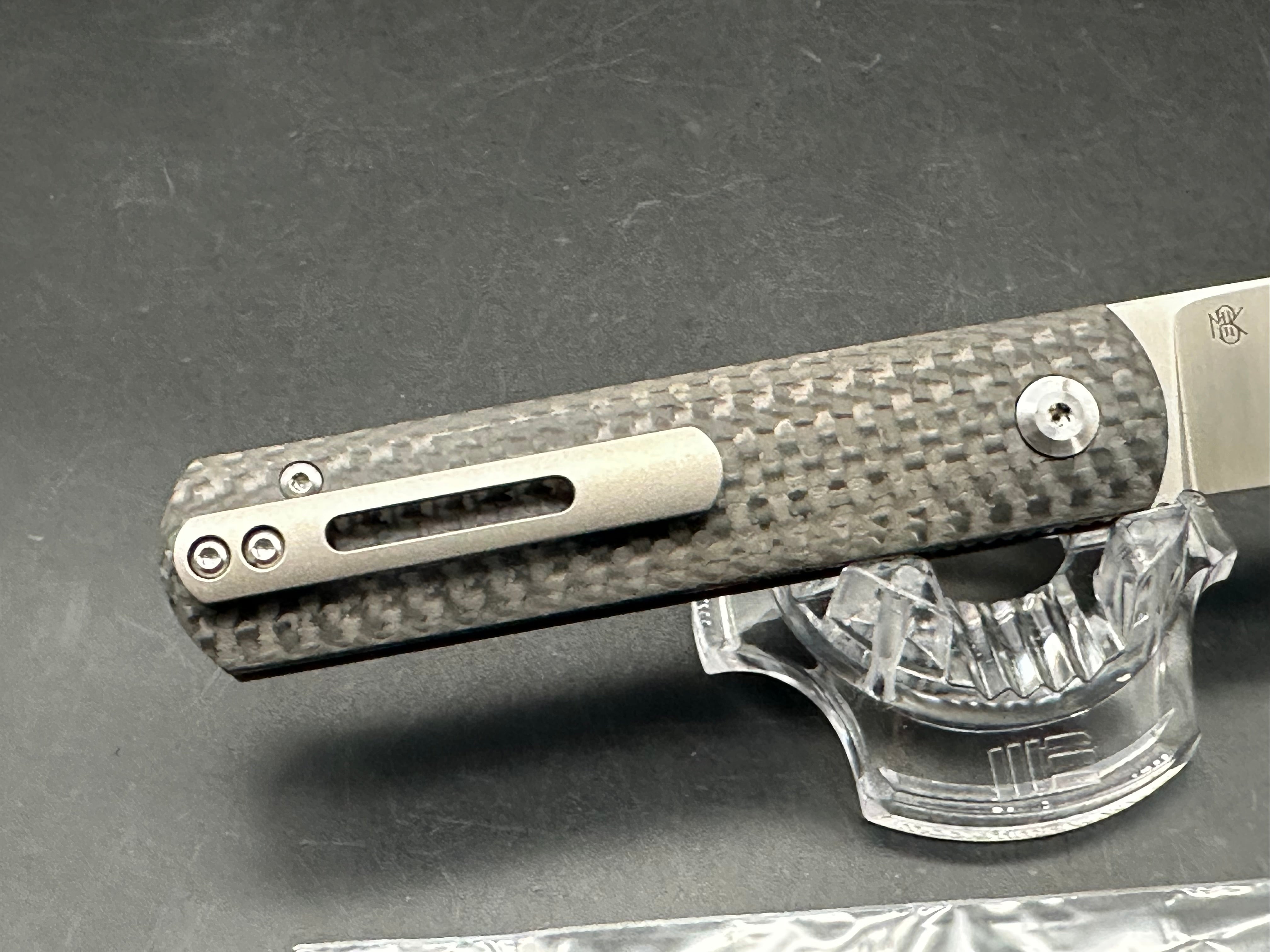 Monterey Bay Knives EWC CF scales w/M390 blade