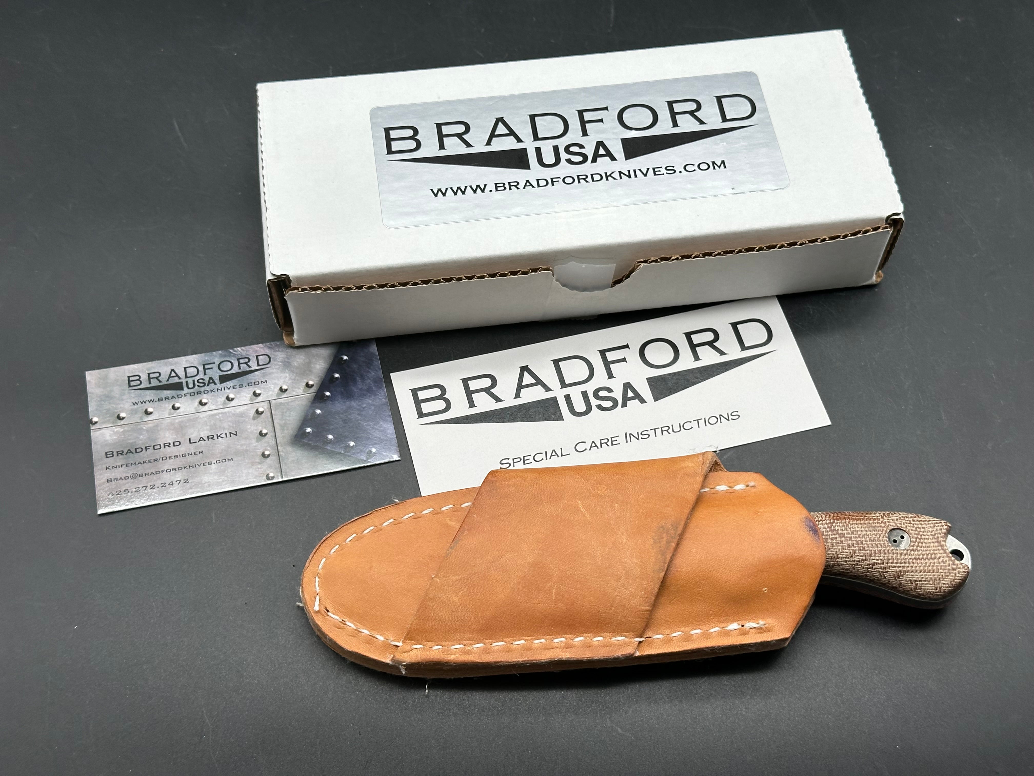 Bradford Guardian 3.2 micarta handle