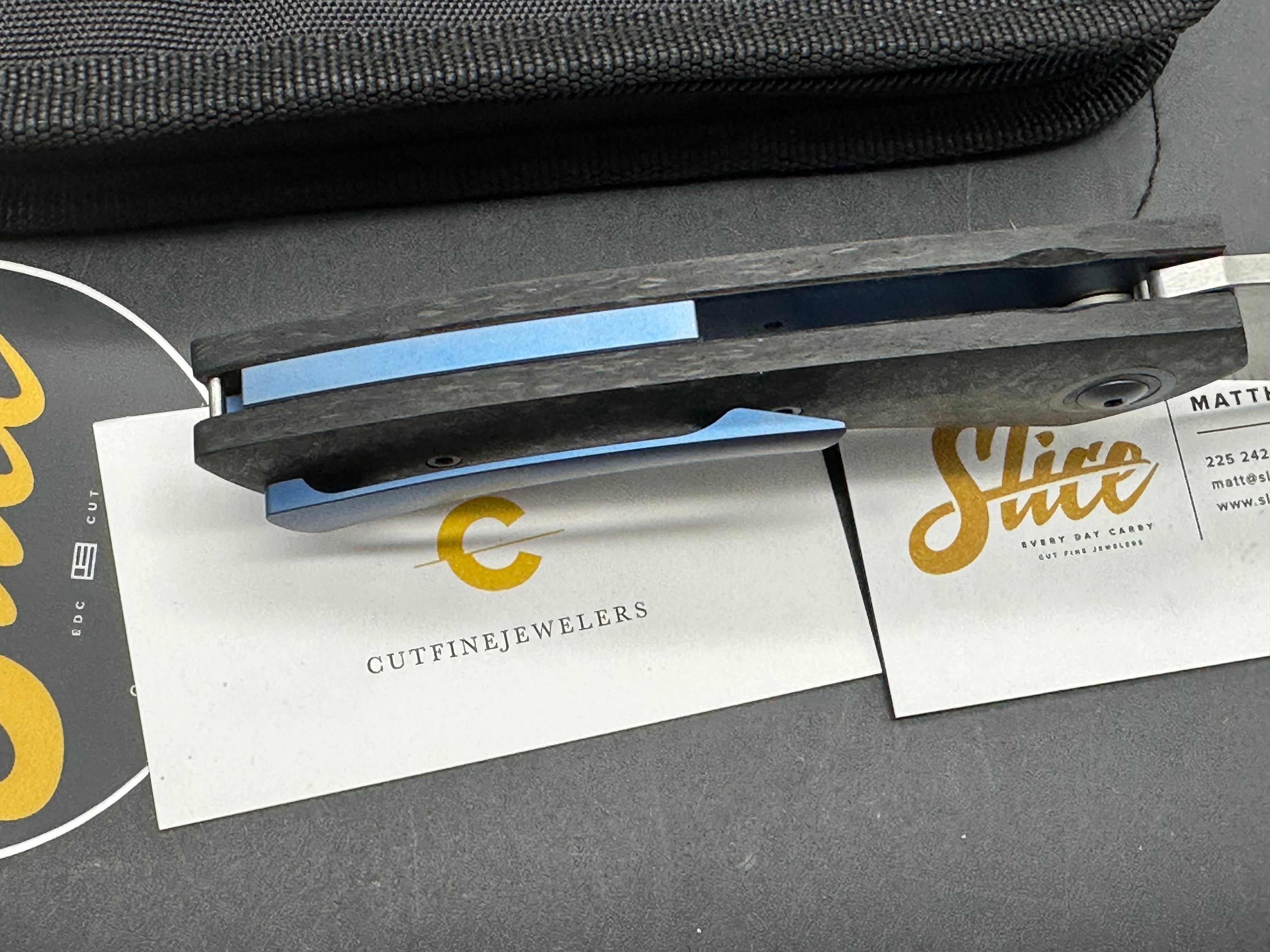 Black Snow Customs Production Opiate Mini: 3.125 inch hand rubbed, sat finish Bohler M390 blade
