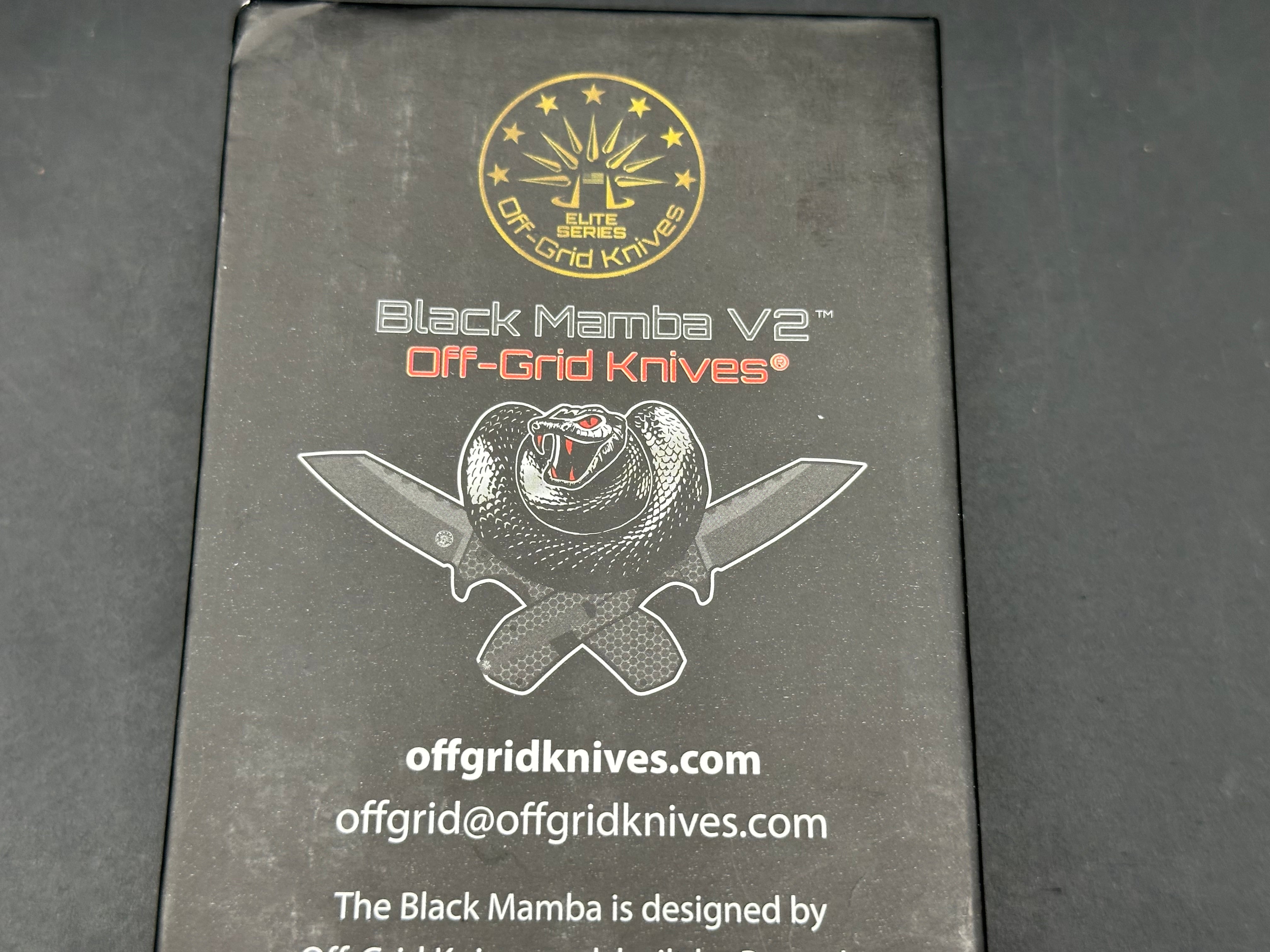 Off Grid Knives Mamba V2 titanium handle w/M390 blade