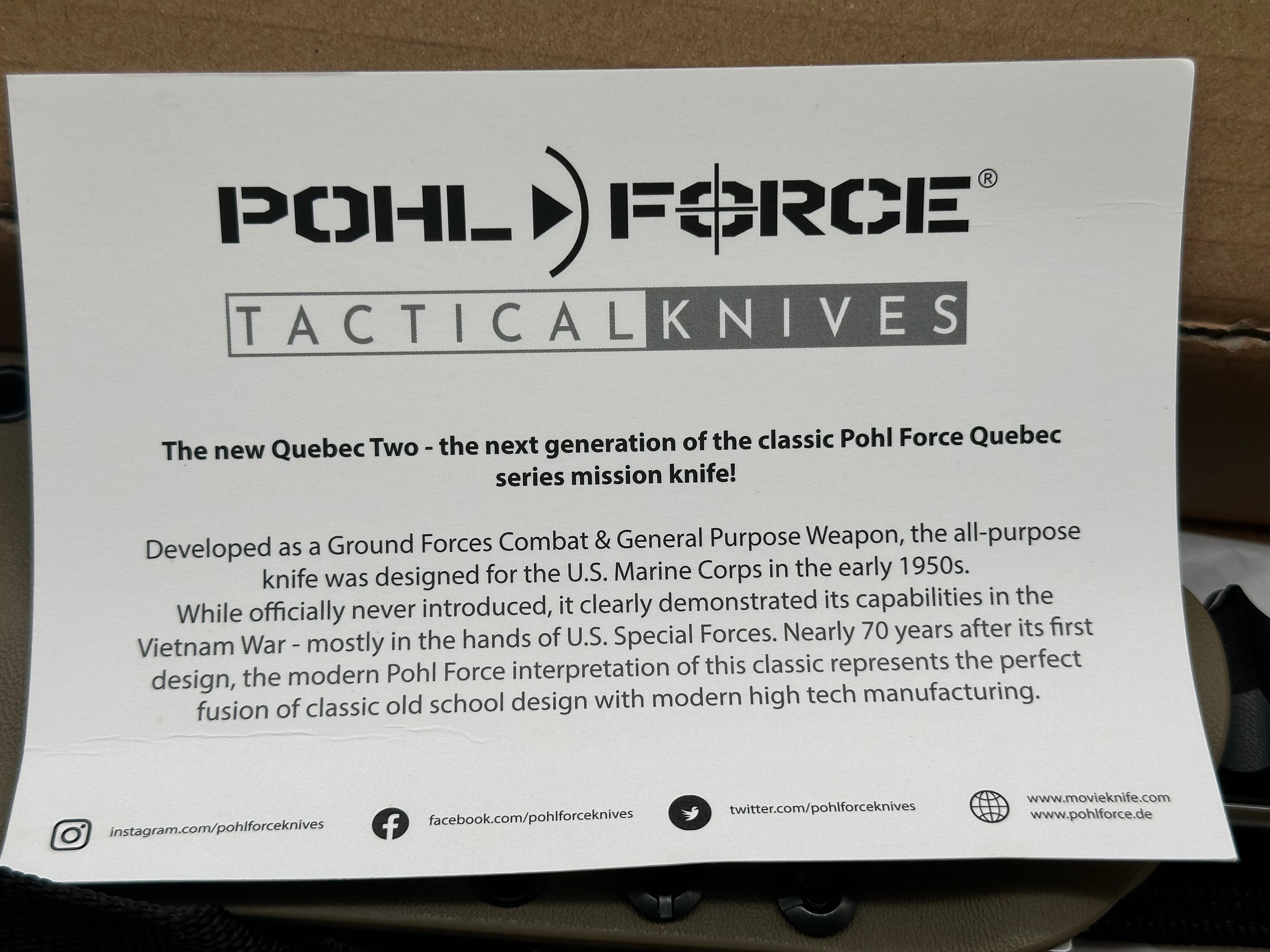 Pohl Force Quebec Two SW