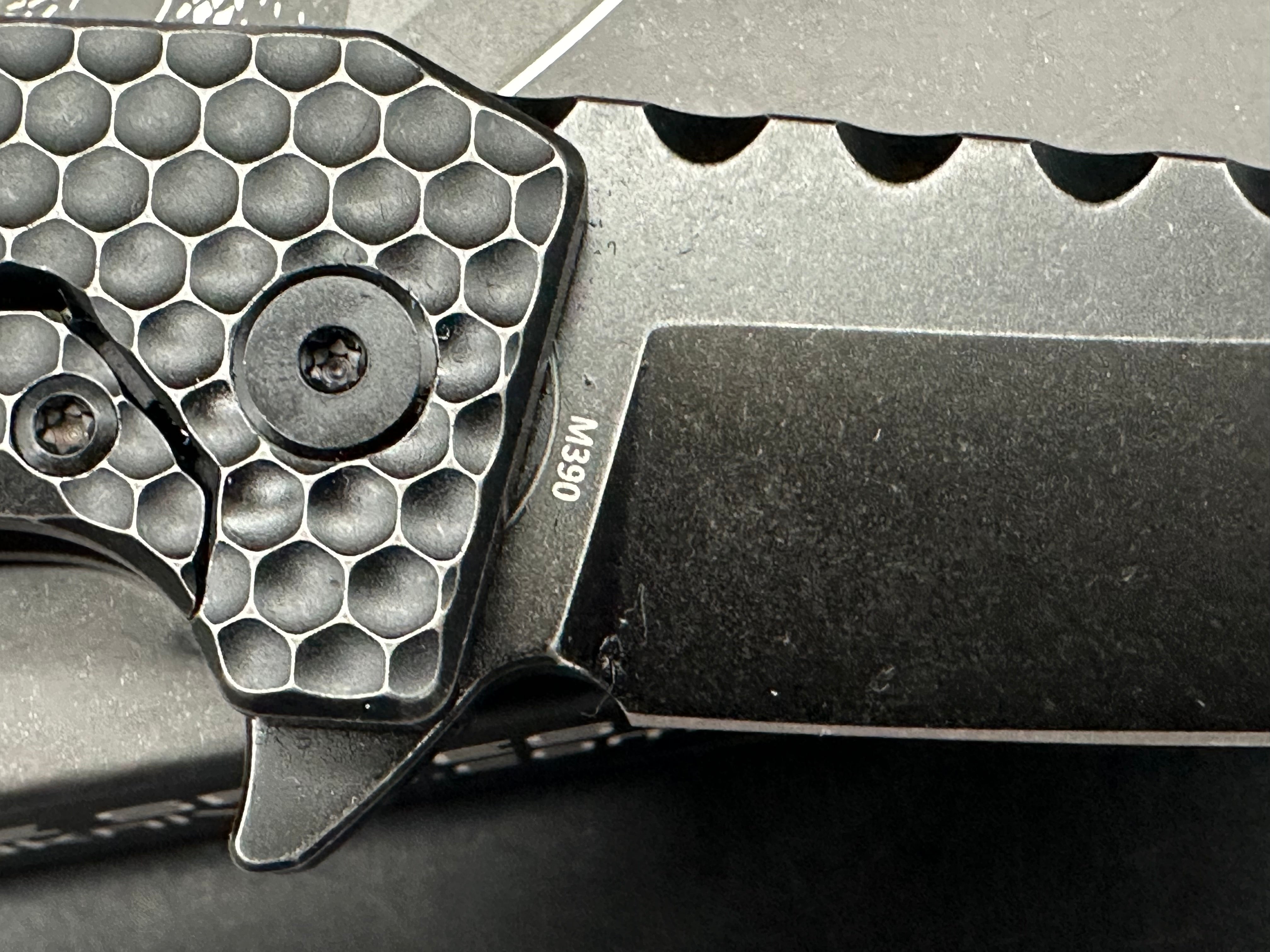 Off Grid Knives Mamba V2 titanium handle w/M390 blade