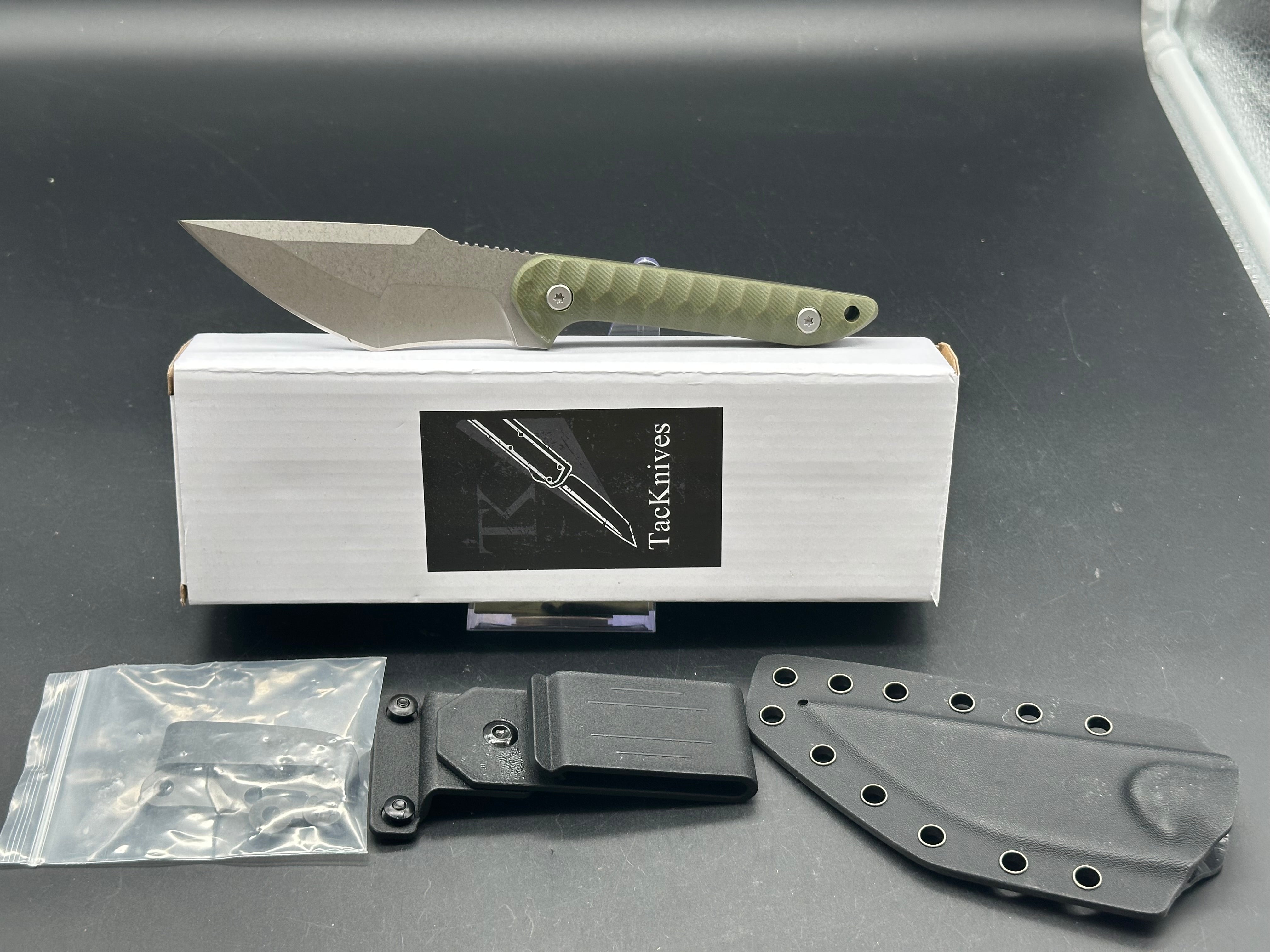 TacKnives Fixed Blade – The Marlin G10 handle w/D2 blade
