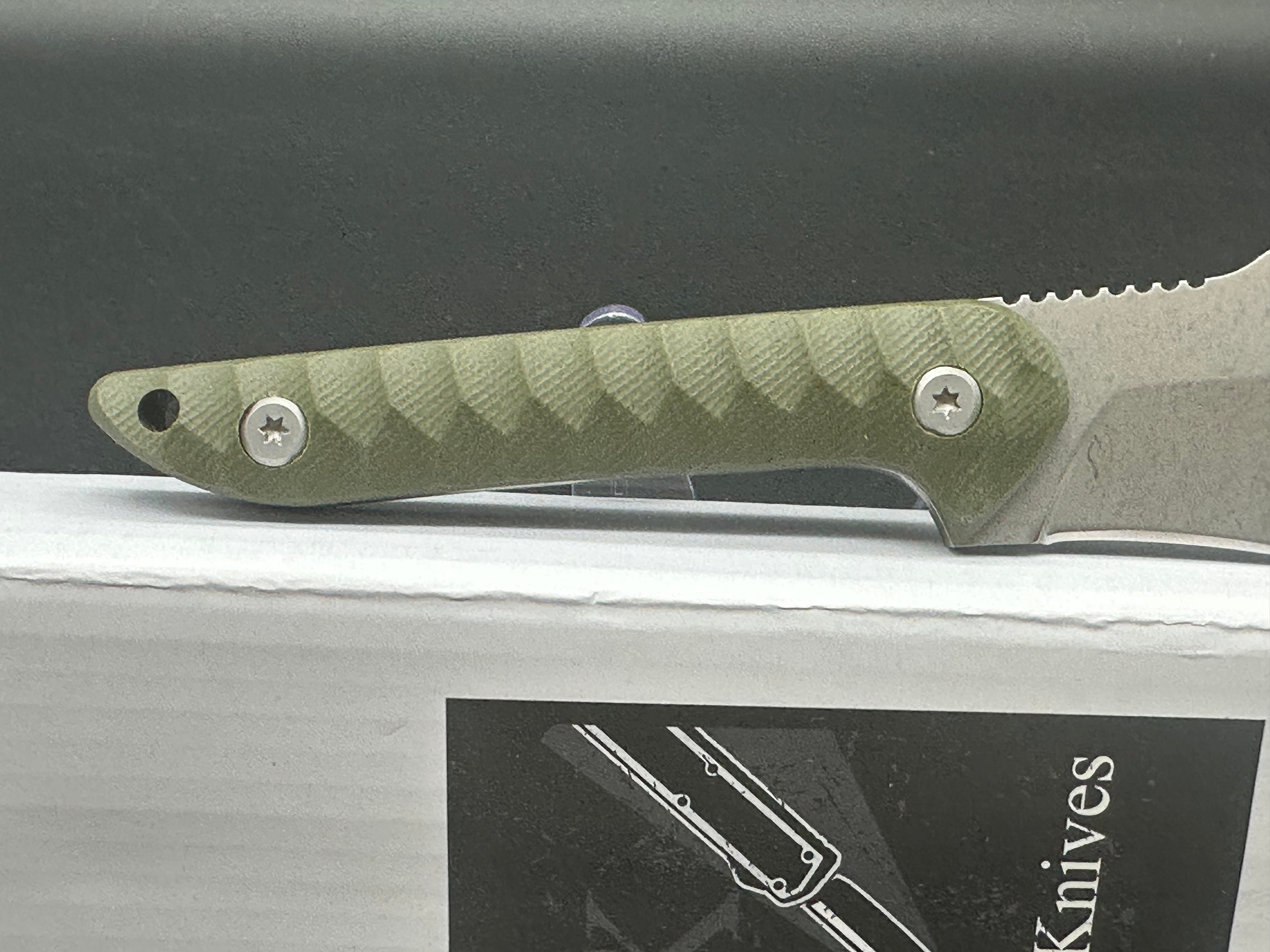 TacKnives Fixed Blade – The Marlin G10 handle w/D2 blade
