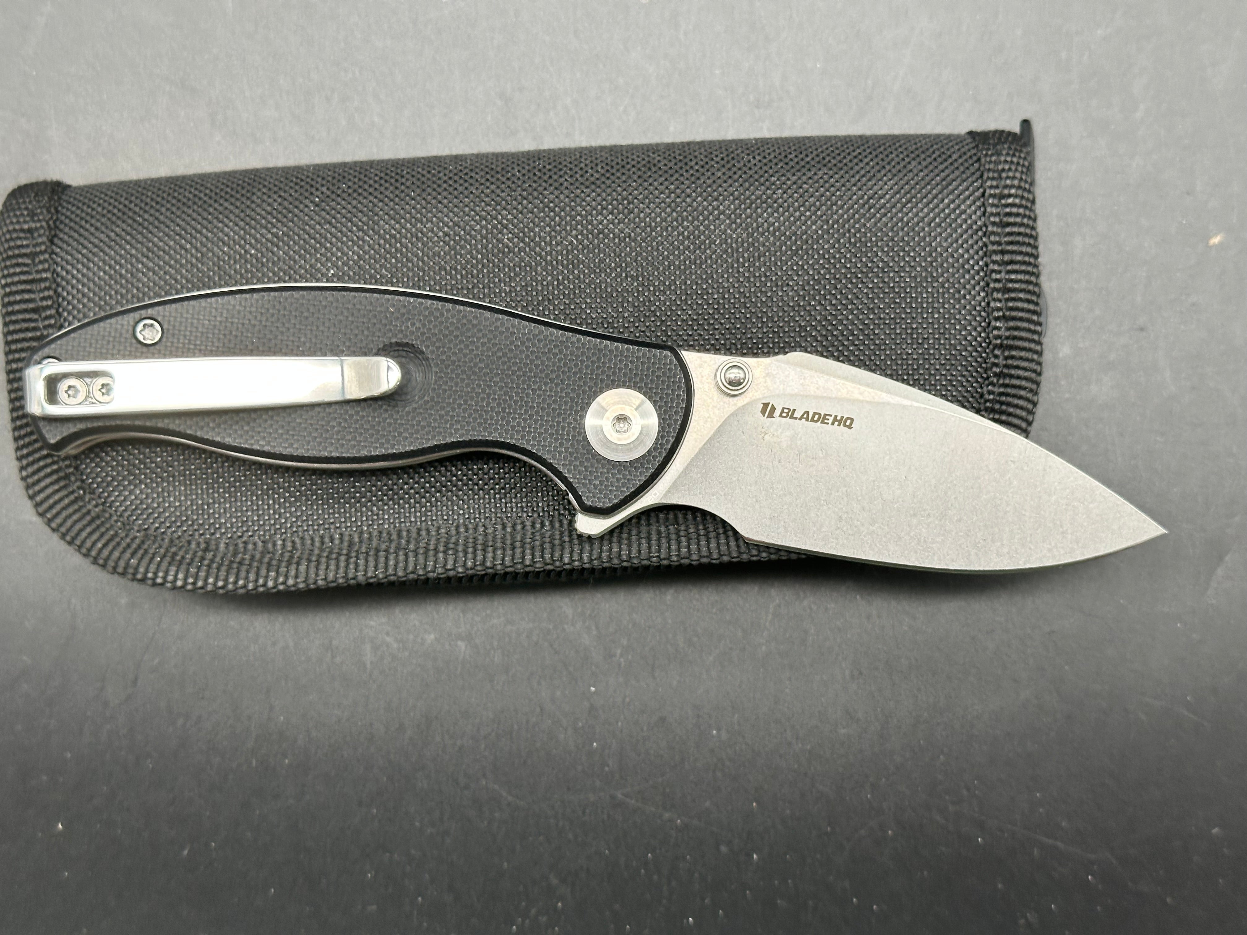 Civivi Scintilla (Blade HQ Exclusive), 2.75" D2 Stonewash Blade with Textured Black G10 Scales