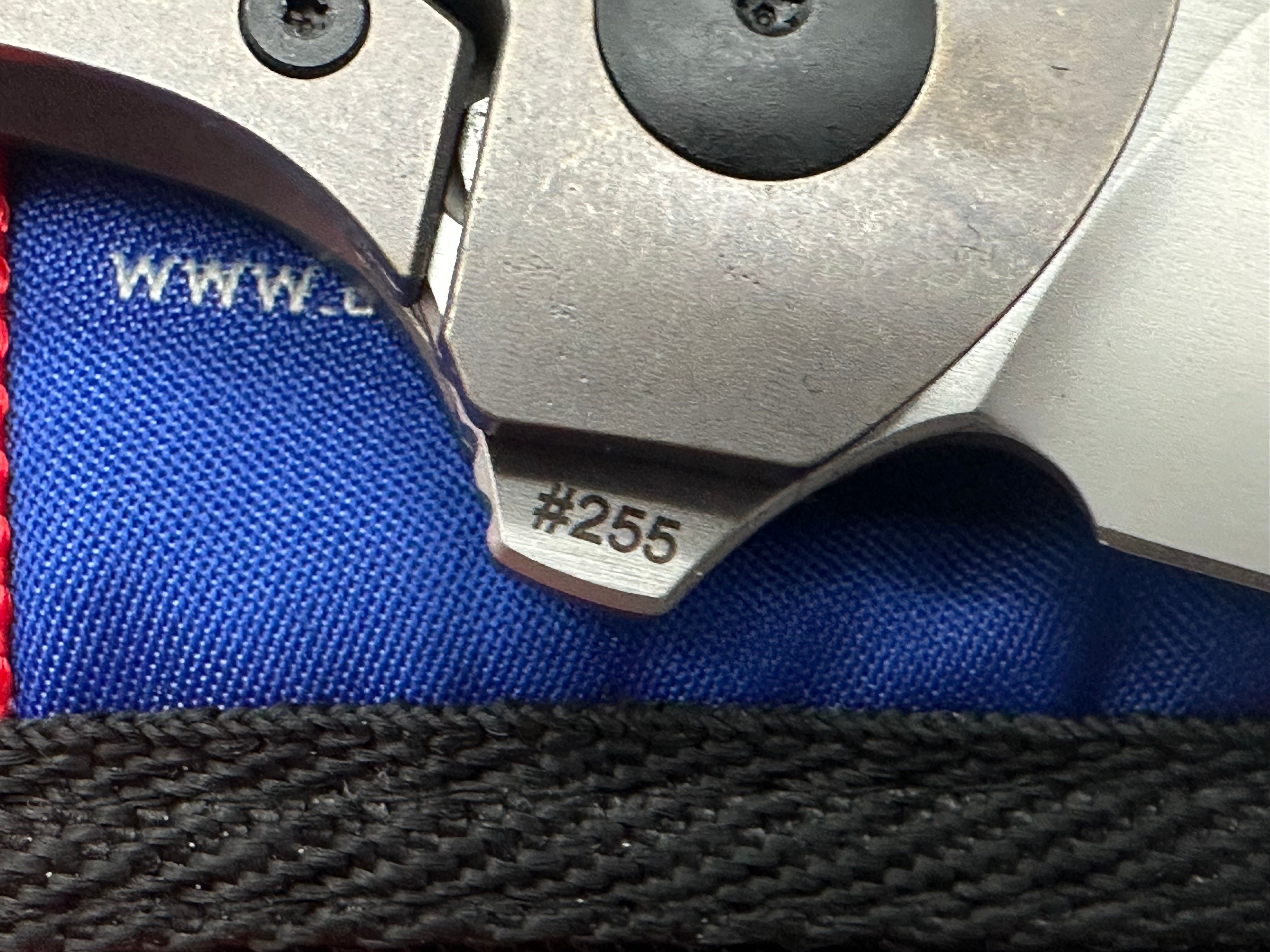 Custom Knife Factory Baugi ti handle w/M390 blade