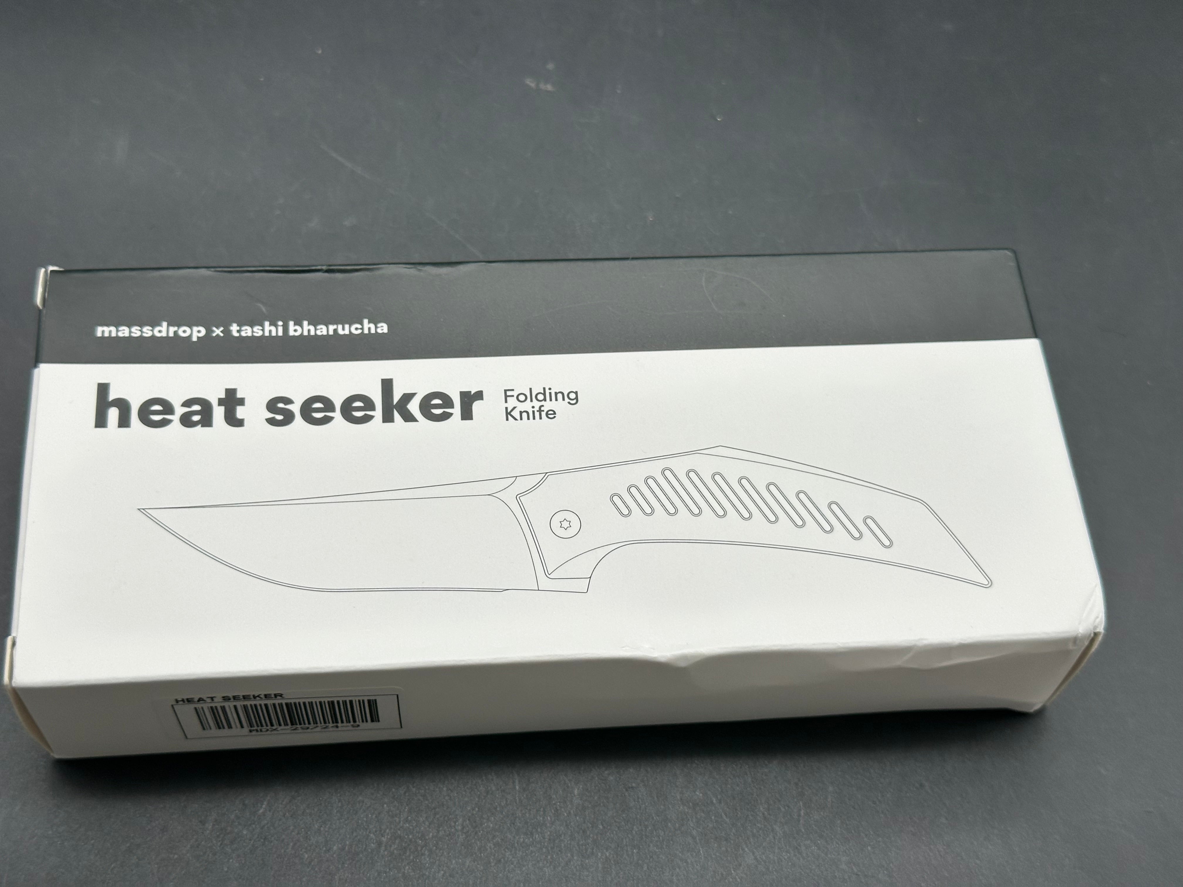 Massdrop Heat Seeker Blue titanium handle w/RWL34 blade