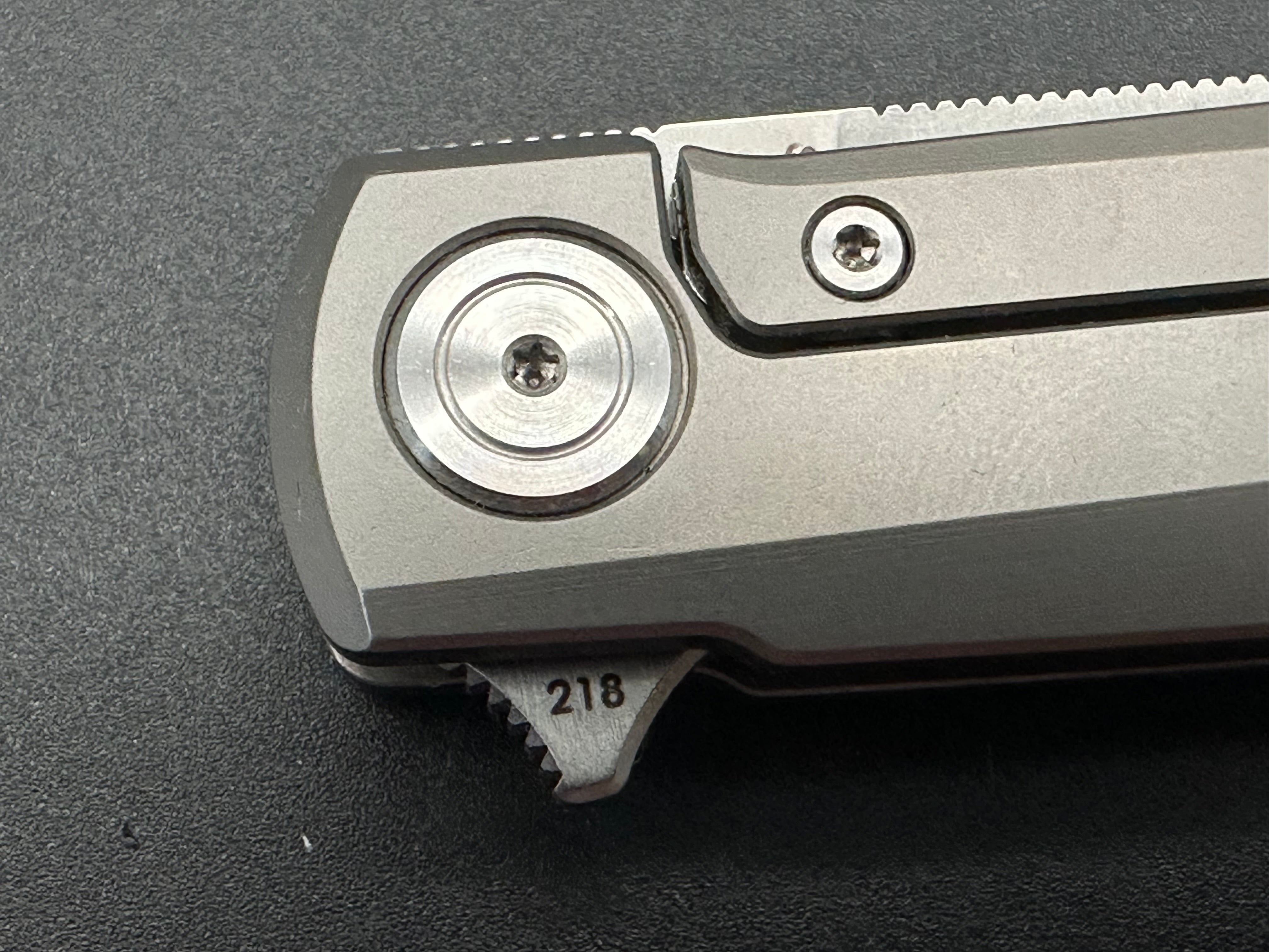 REAL STEEL GFRAME FLIPPER TITANIUM S35VN