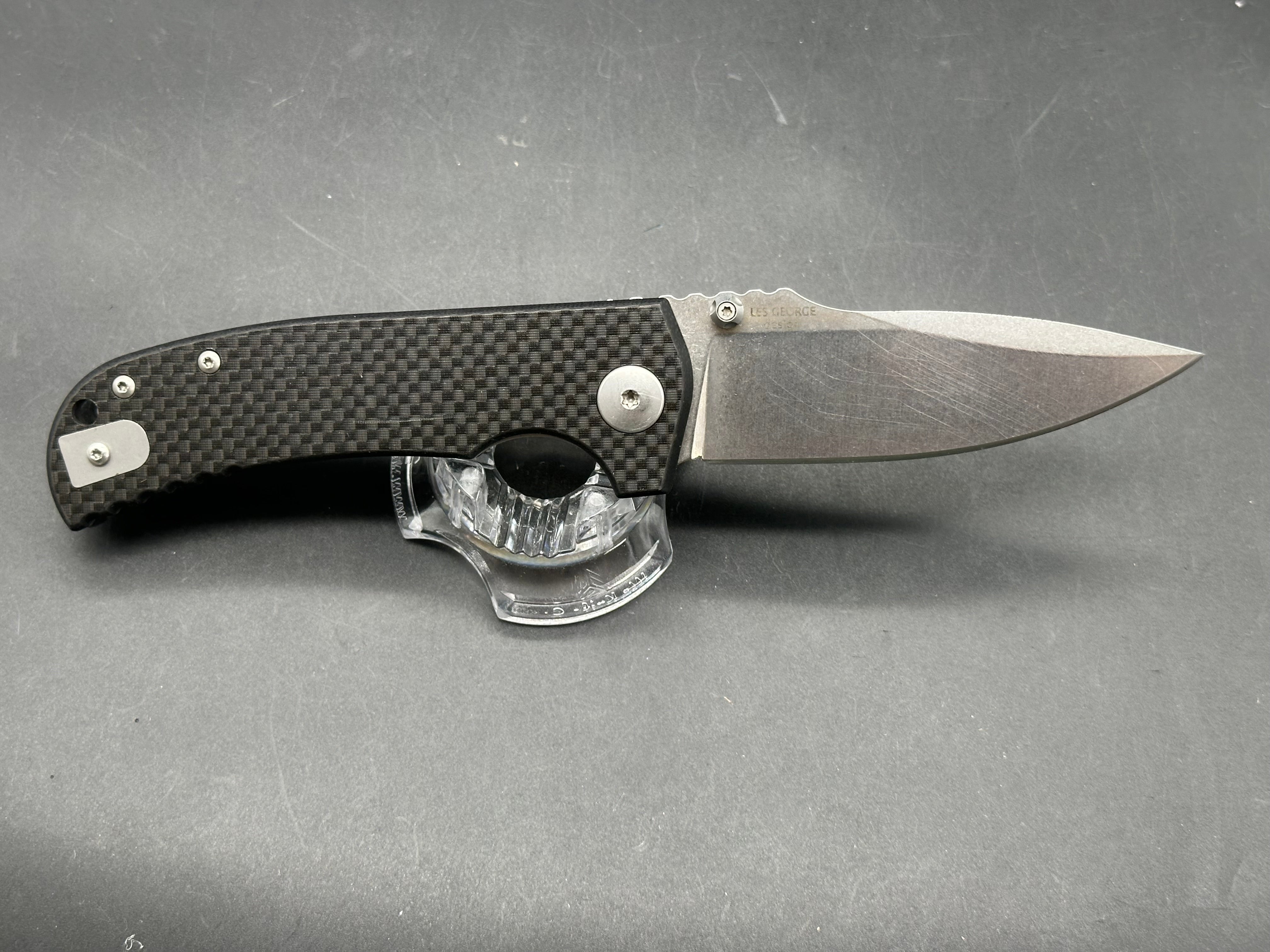 Spartan Blades Astor. CTS-XHP Carbon Fiber