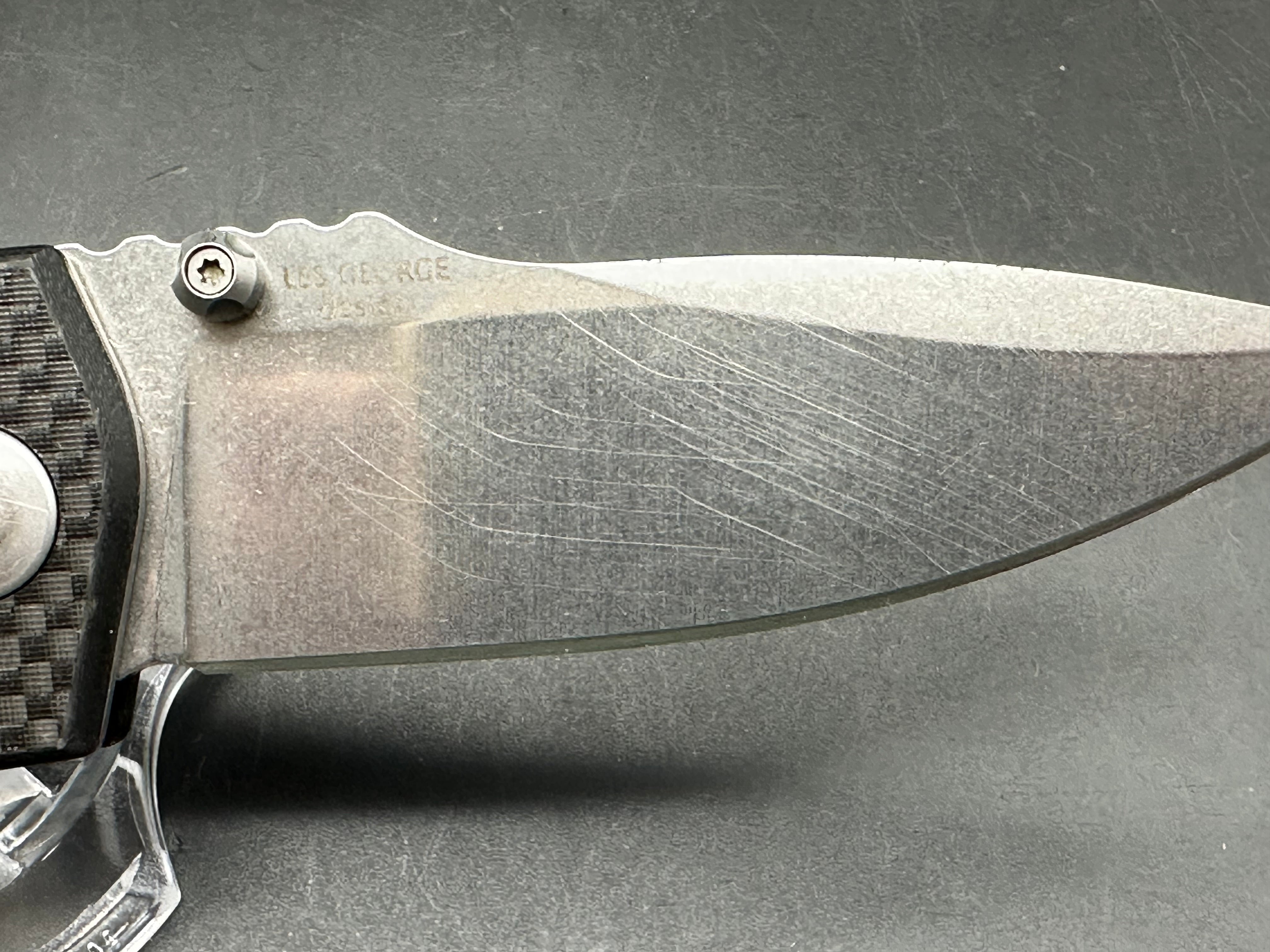 Spartan Blades Astor. CTS-XHP Carbon Fiber