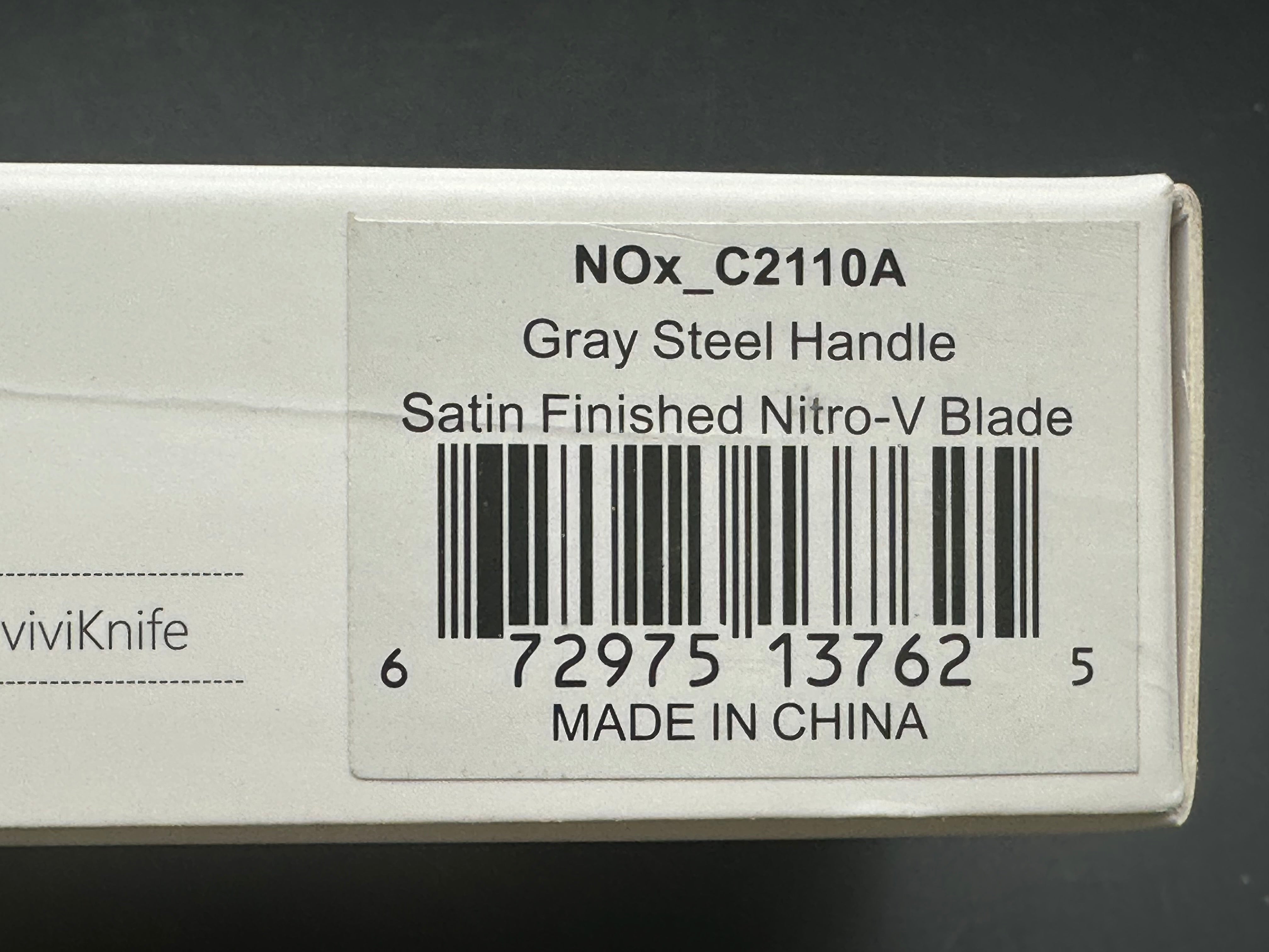 CIVIVI NOx Flipper Knife Stainless Steel Handle (2.97" Nitro-V Blade)