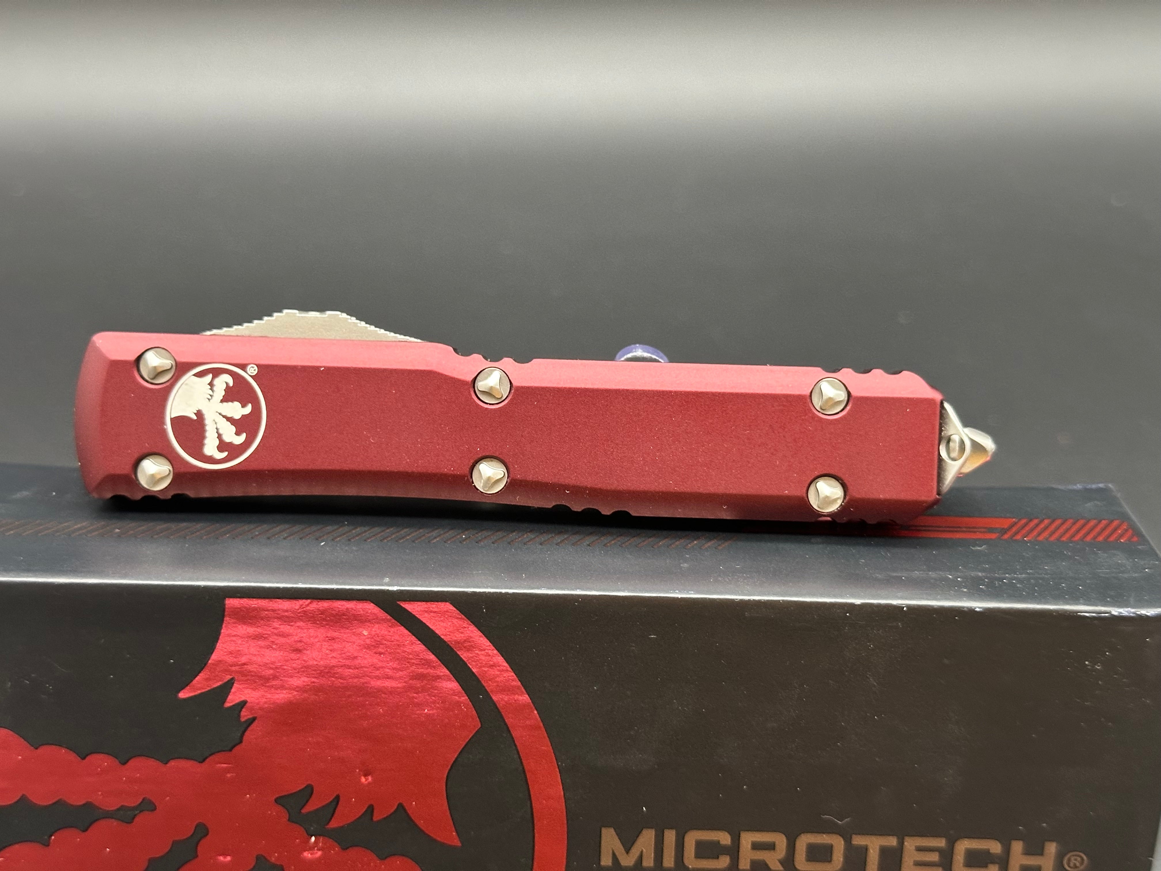 Microtech Ultratech OTF Automatic Knife Maroon (Factory Blem)