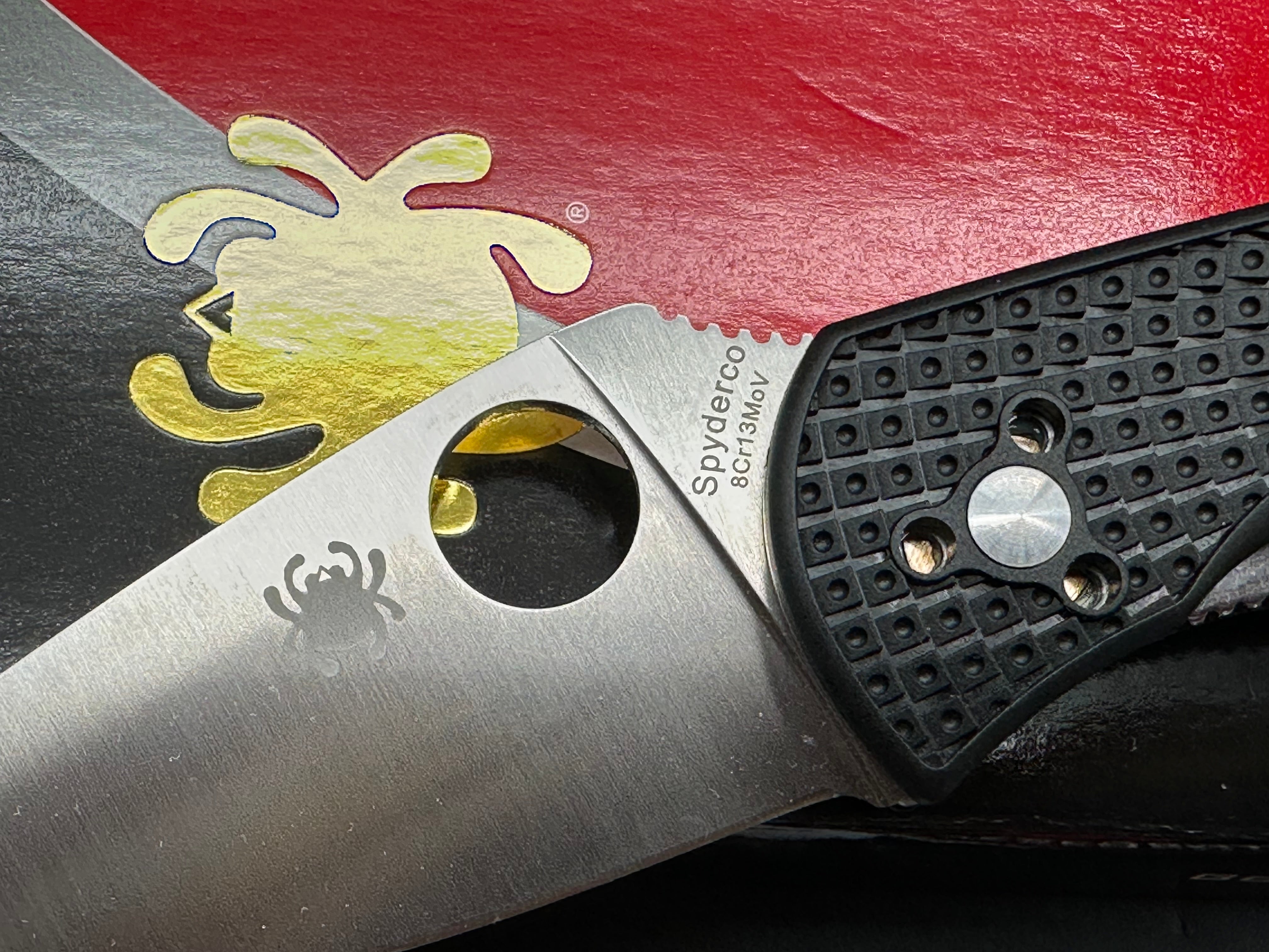 Spyderco Persistence Lightweight 2.75" 8Cr13MoV Satin Blade with Black FRN Scales