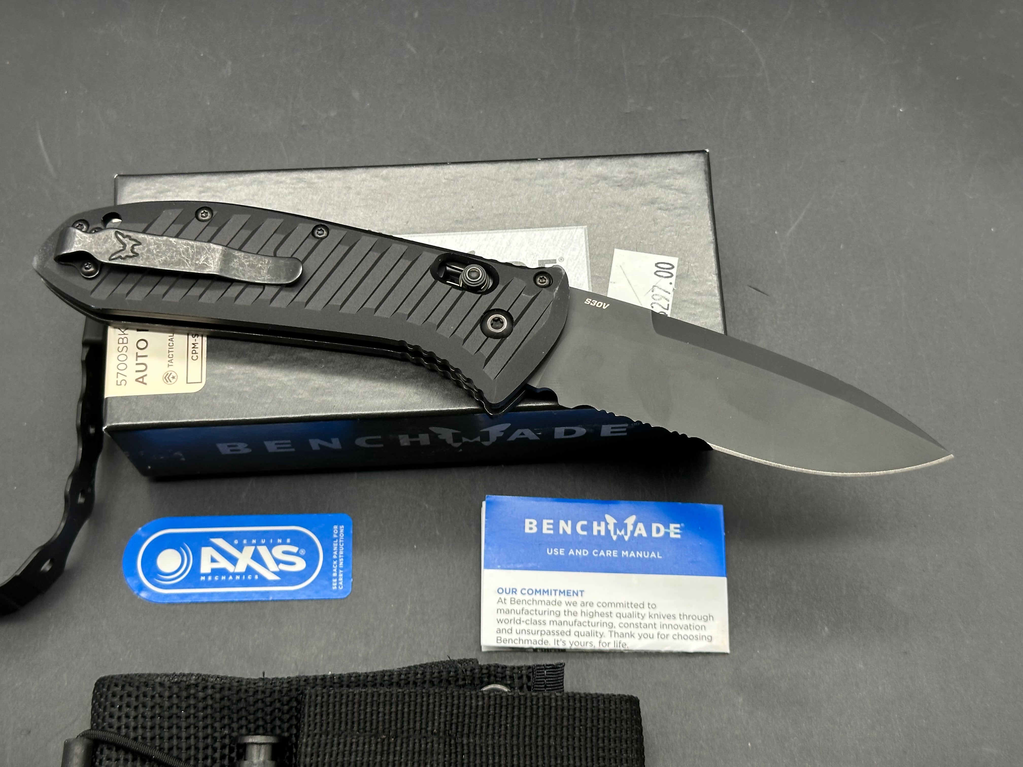 Benchmade 5700SBK Auto Presidio 2
