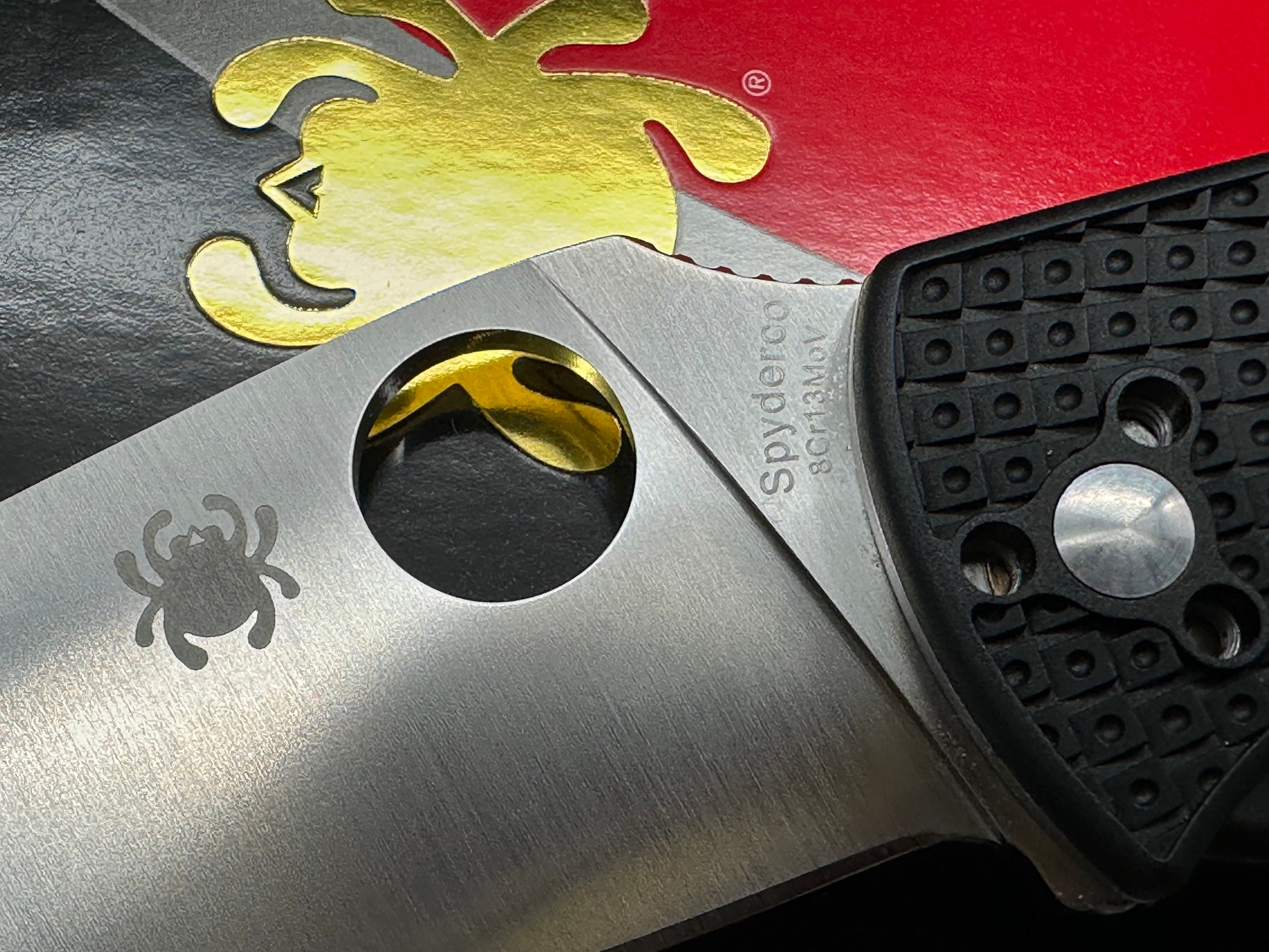 Spyderco Tenacious Lightweight 3.39" 8Cr13MoV Satin Blade with Black FRN Scales