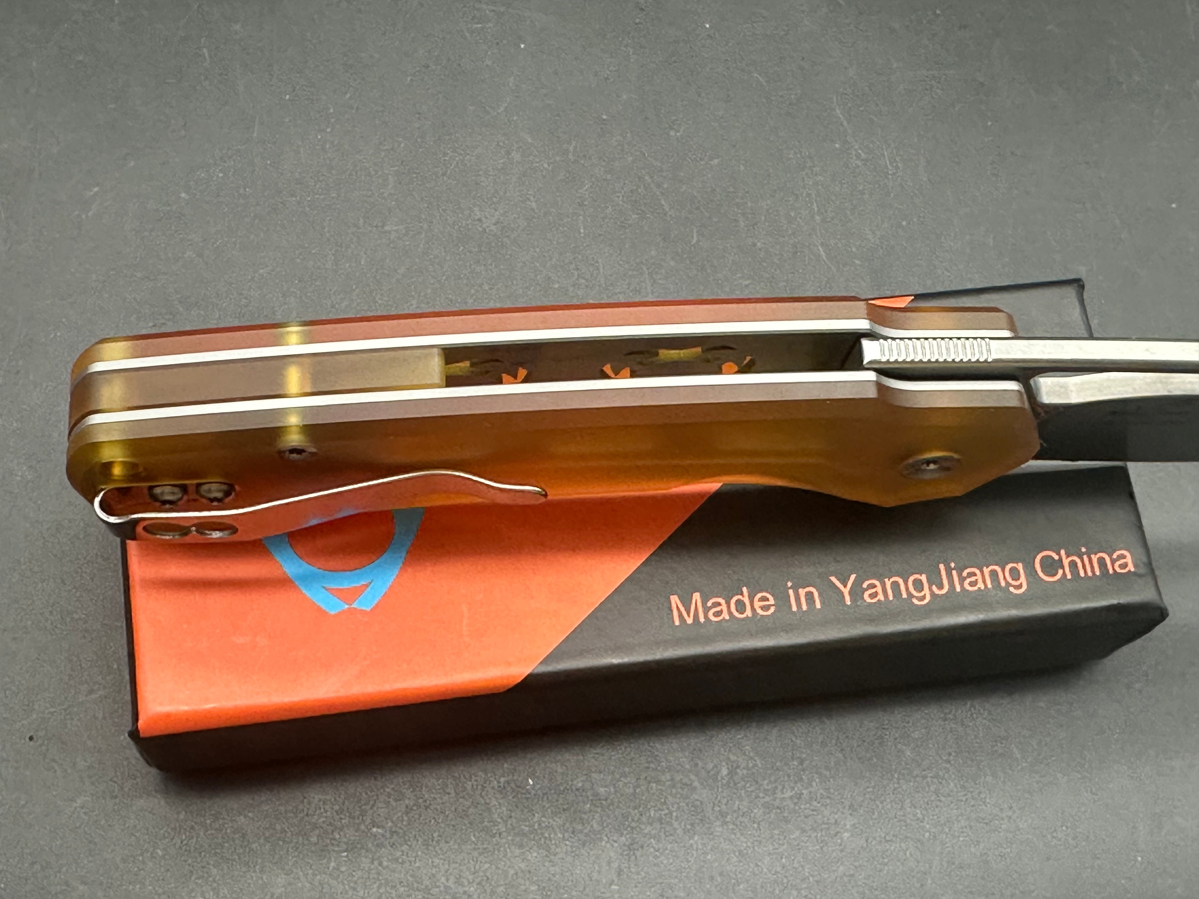 Sixleaf SL-25 liner lock, PEI scales, CPM20CV blade