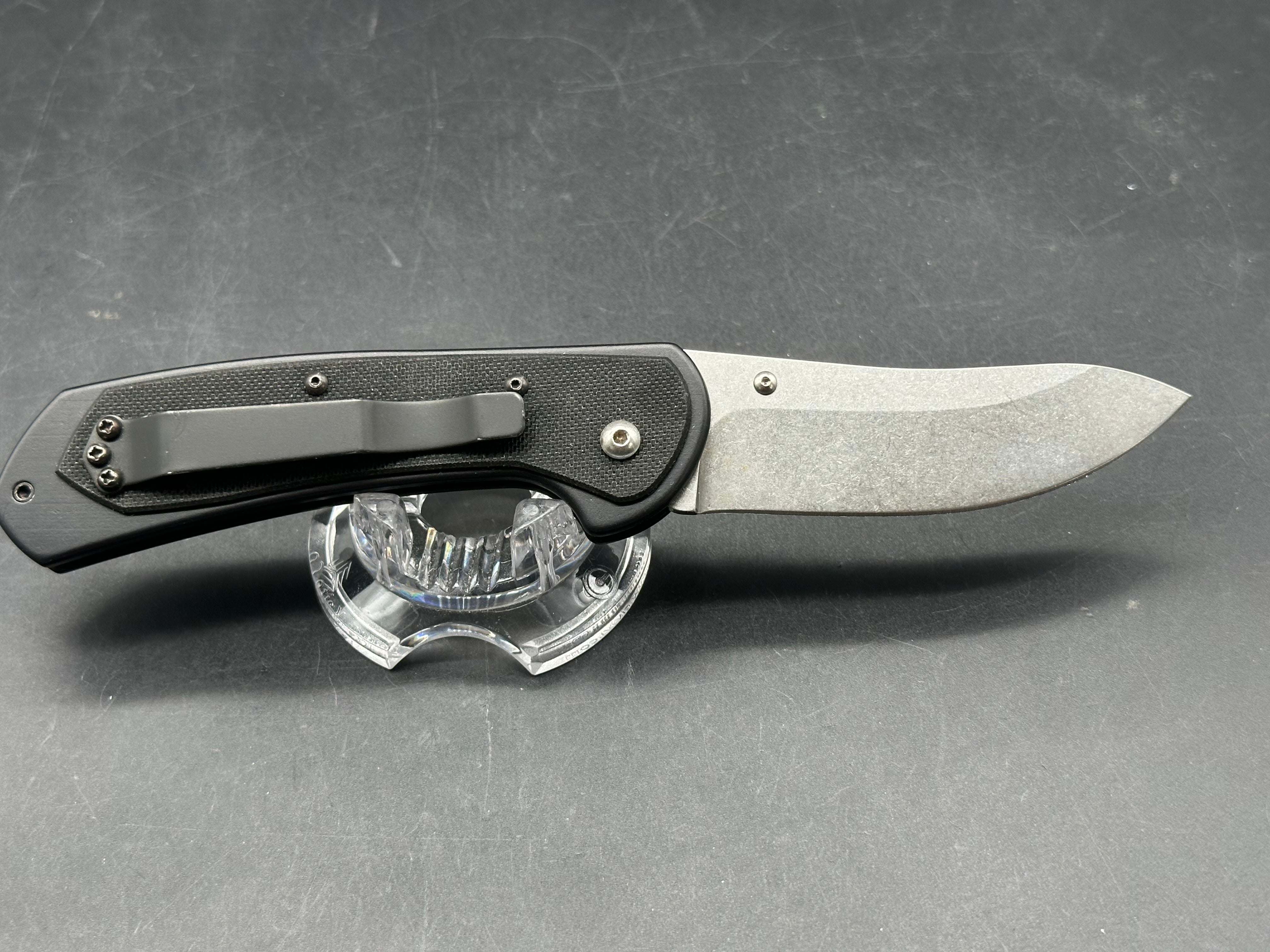 REKAT Savant Nessmuk Blade Style Ti frame/G10 scales ATS-34 blade