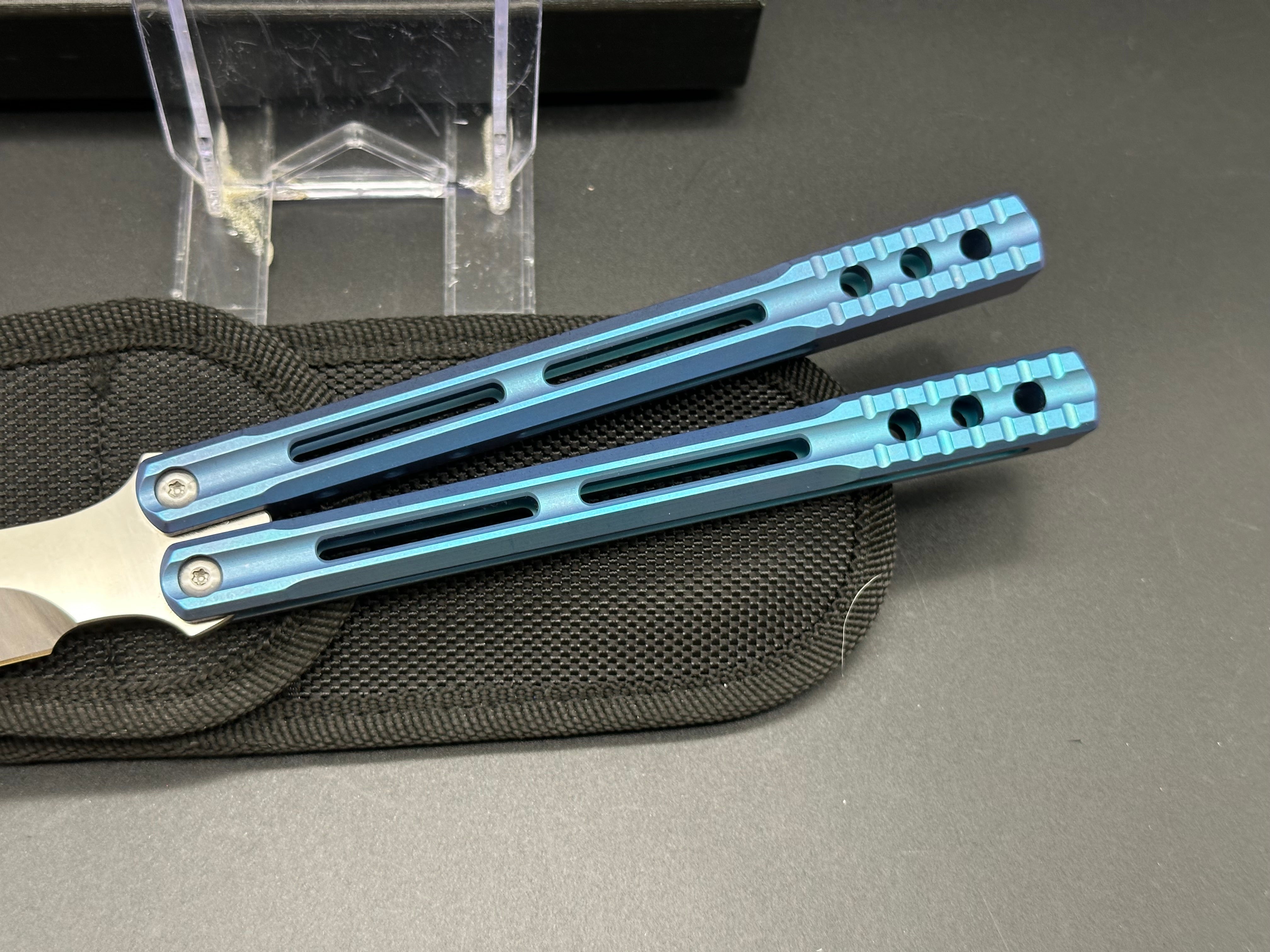 theone JK orca killer whale clone Titanium alloy-handle stainless steel blade