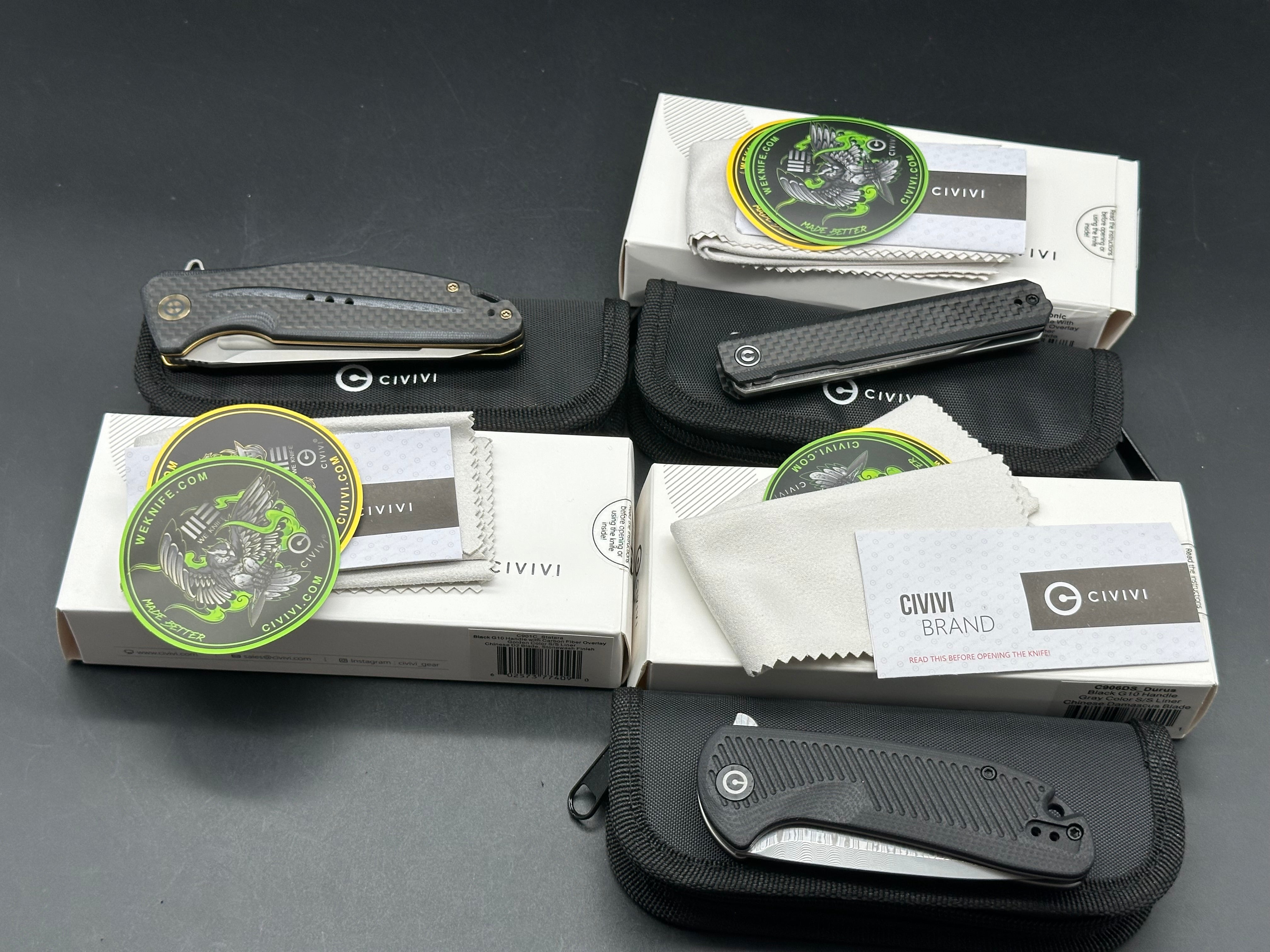 Civivi 3 Knife Combo (Durus, Chronic, Statera)