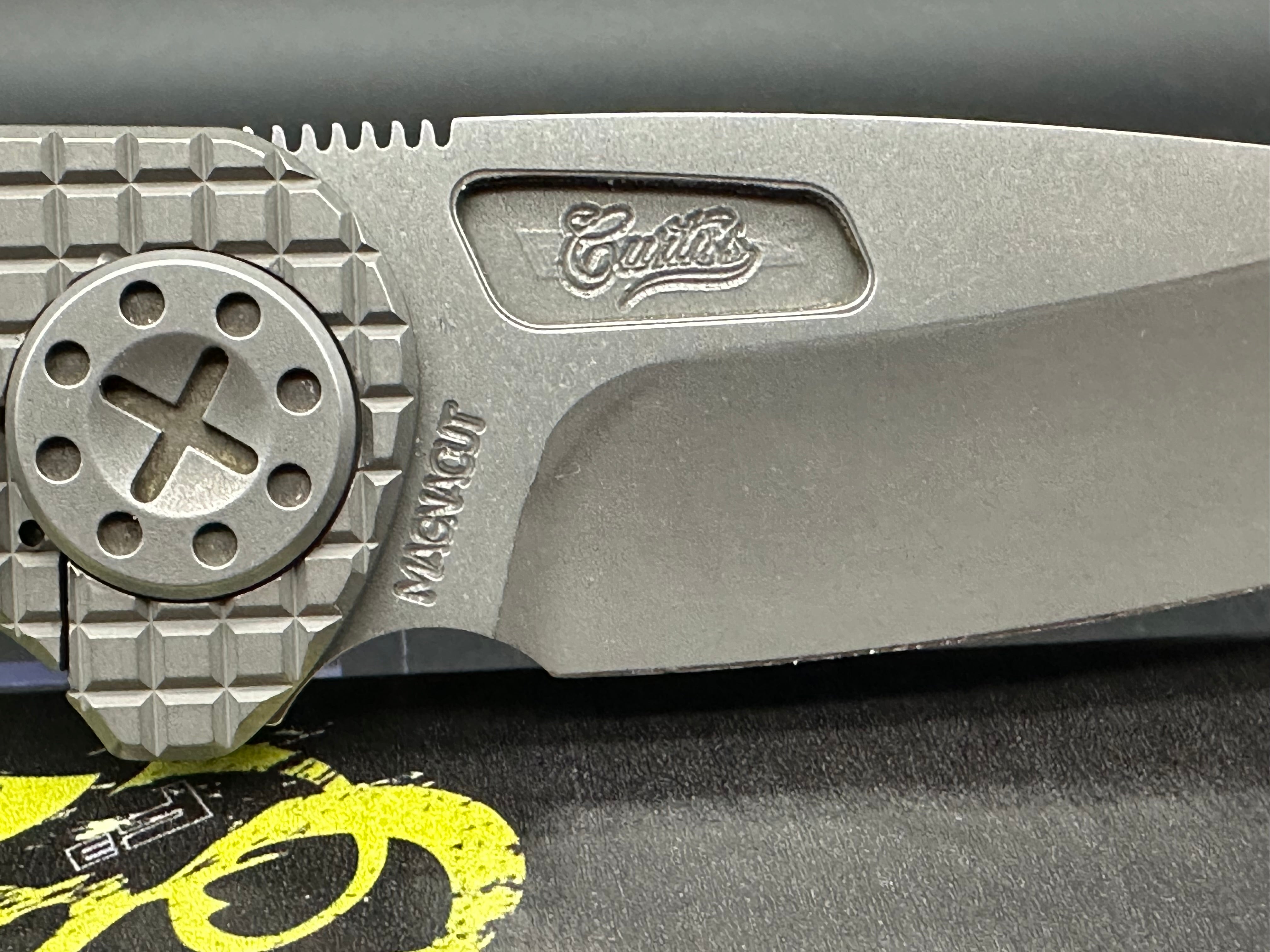 Curtis F3 Medium Wharny non flipper frag stonewash magnacut