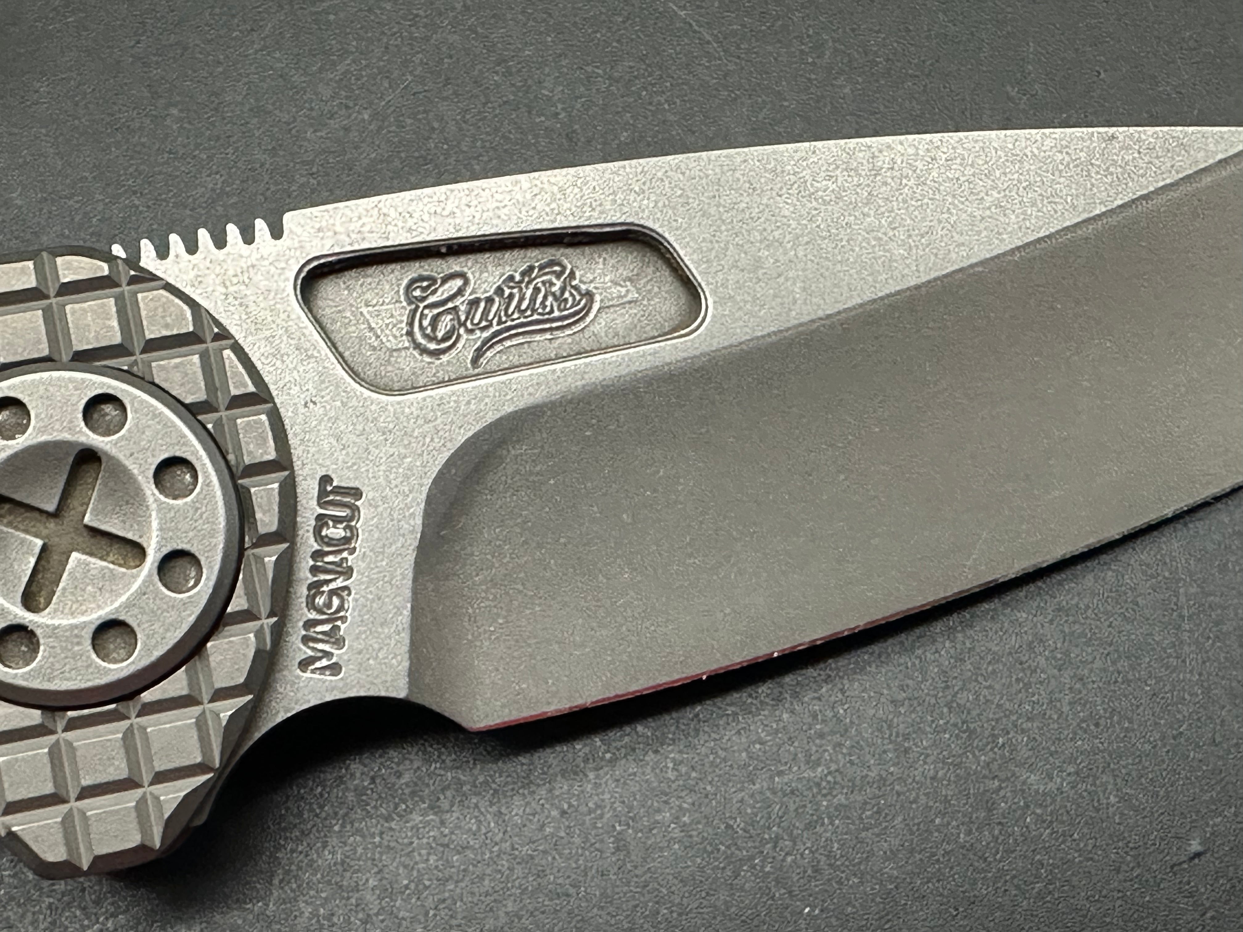 Curtis F3 Medium Wharny non flipper frag stonewash magnacut