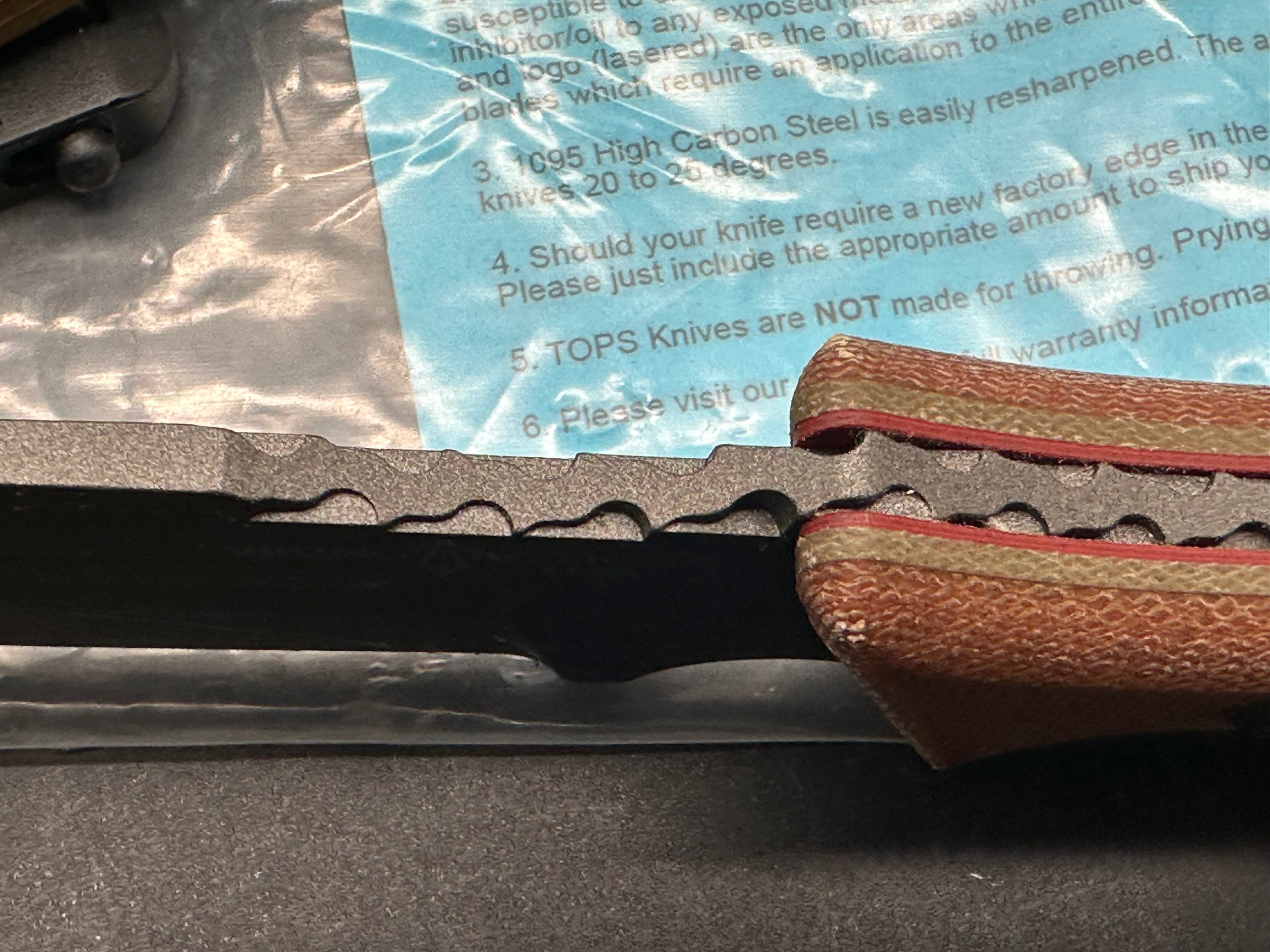 TOPS Viking Tactics Norseman Fixed Blade Knife Tan/Green Micarta (5.88")