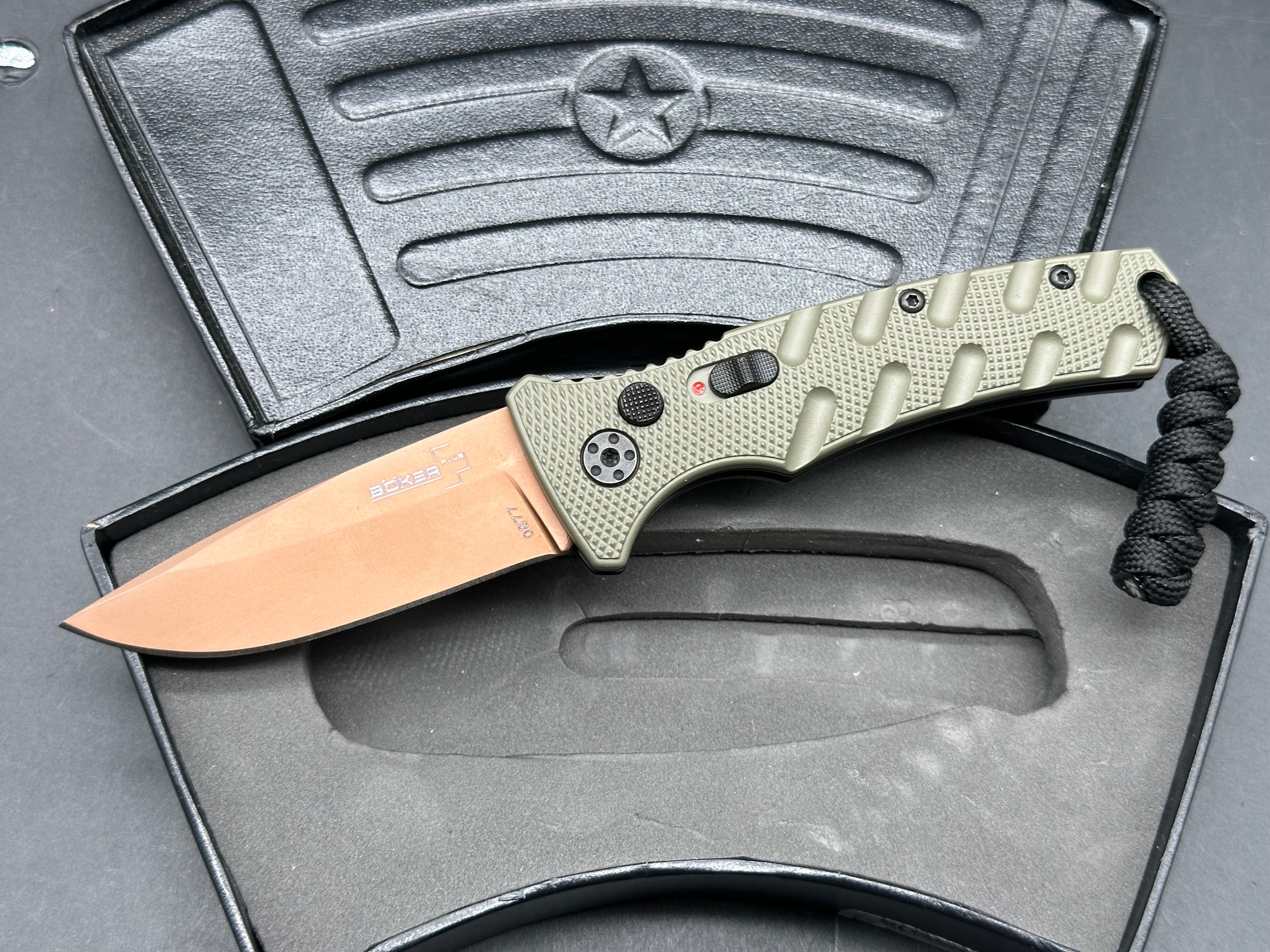 Boker Strike Desert Warrior auto