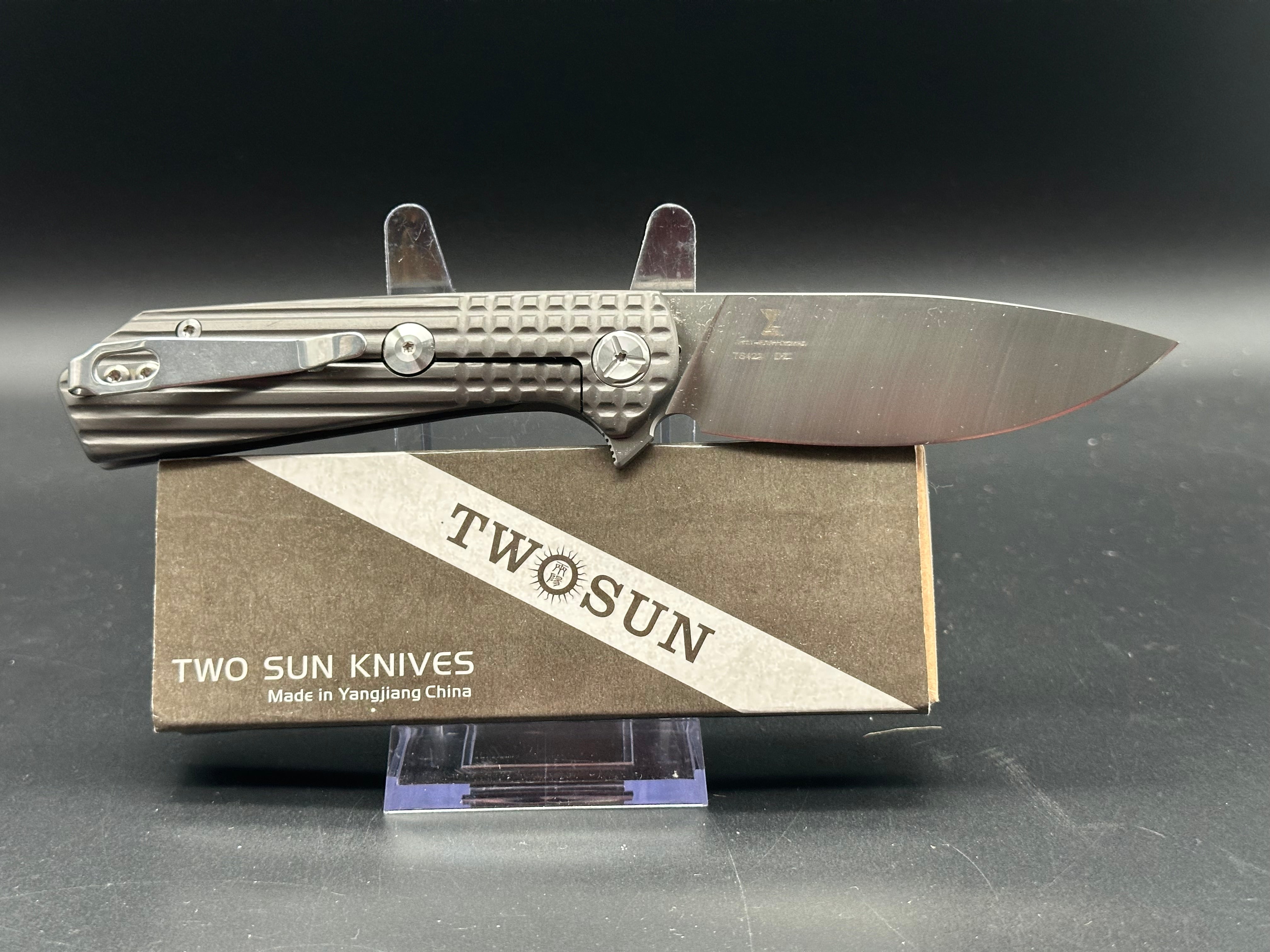 TWOSUN TS423 STEEL HANDLE w/D2 blade