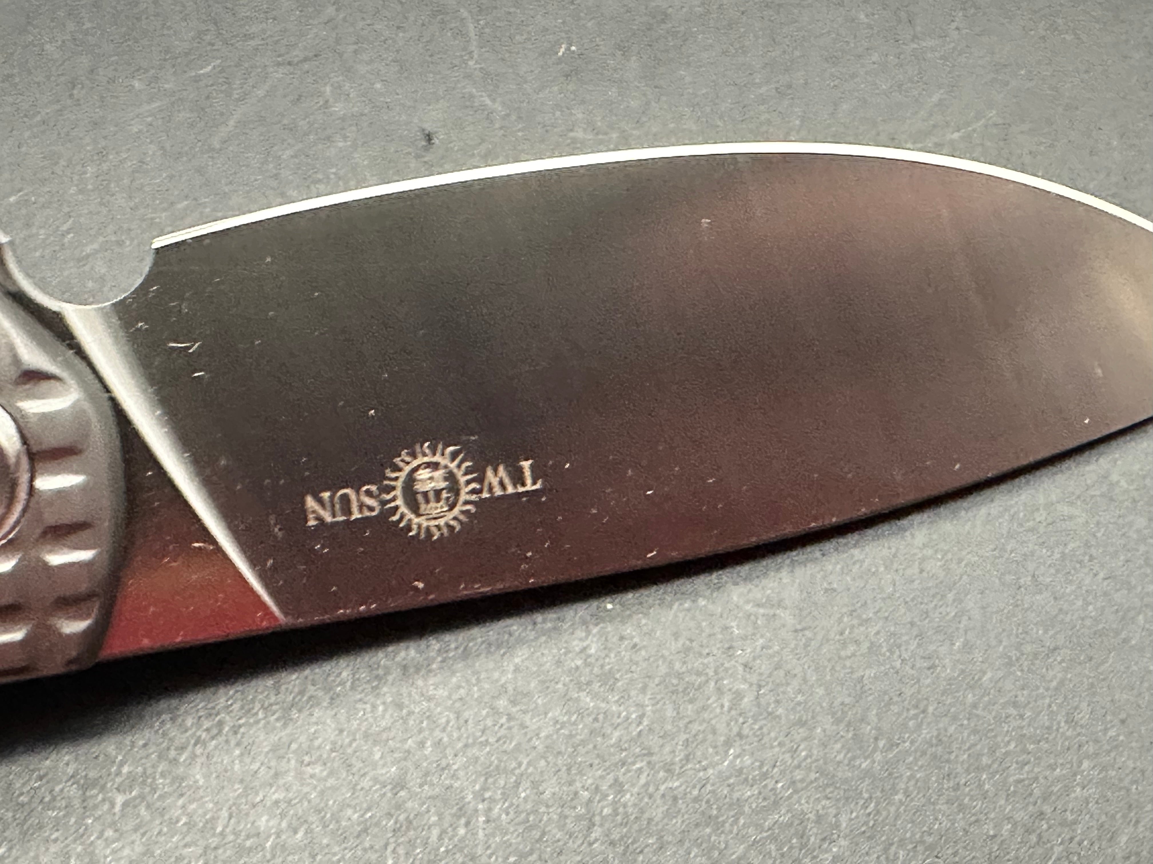 TWOSUN TS423 STEEL HANDLE w/D2 blade