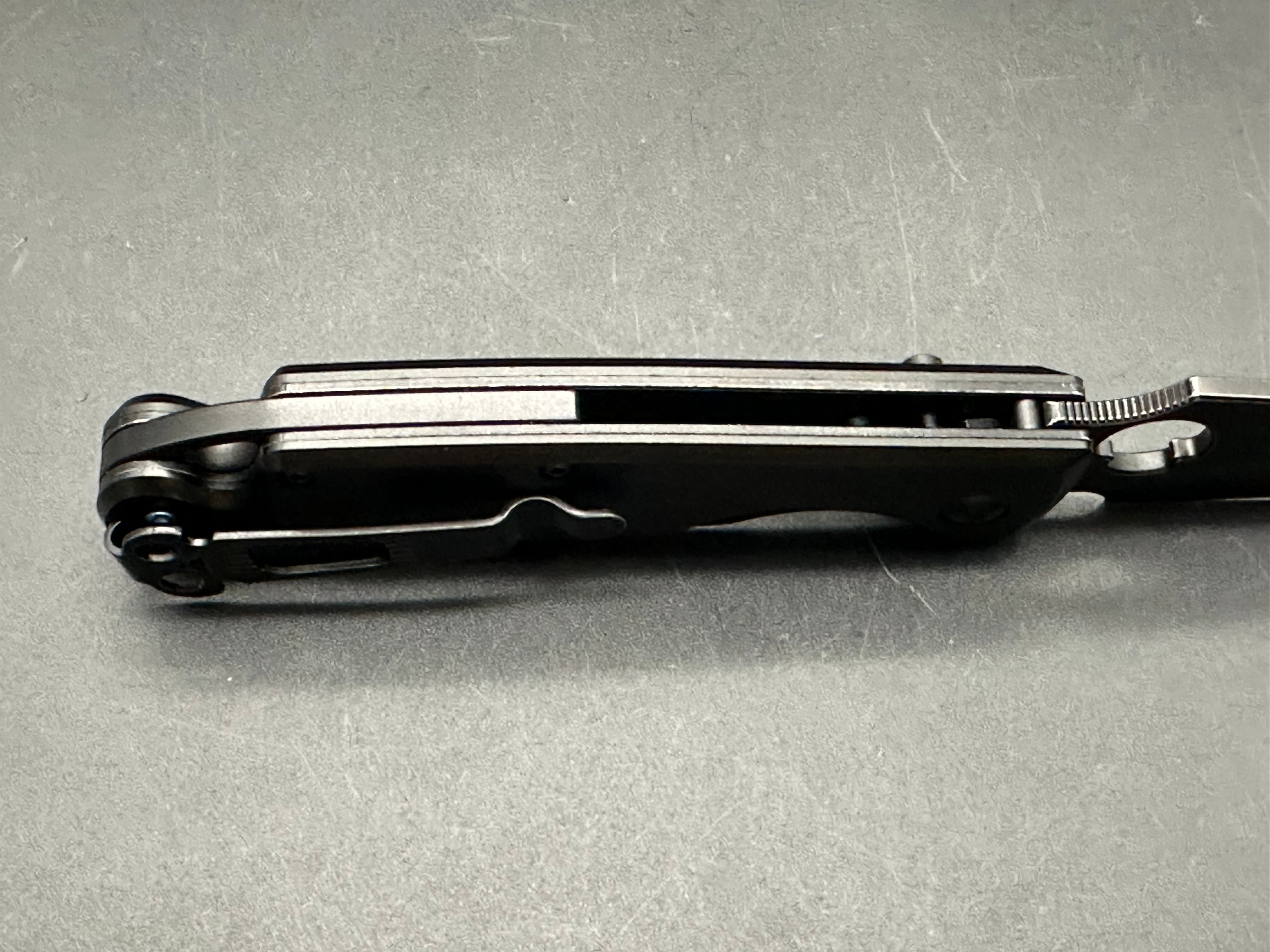 Daggerr Knives Zhalo Automatic Knife Black Aluminum (3.5" Black D2)