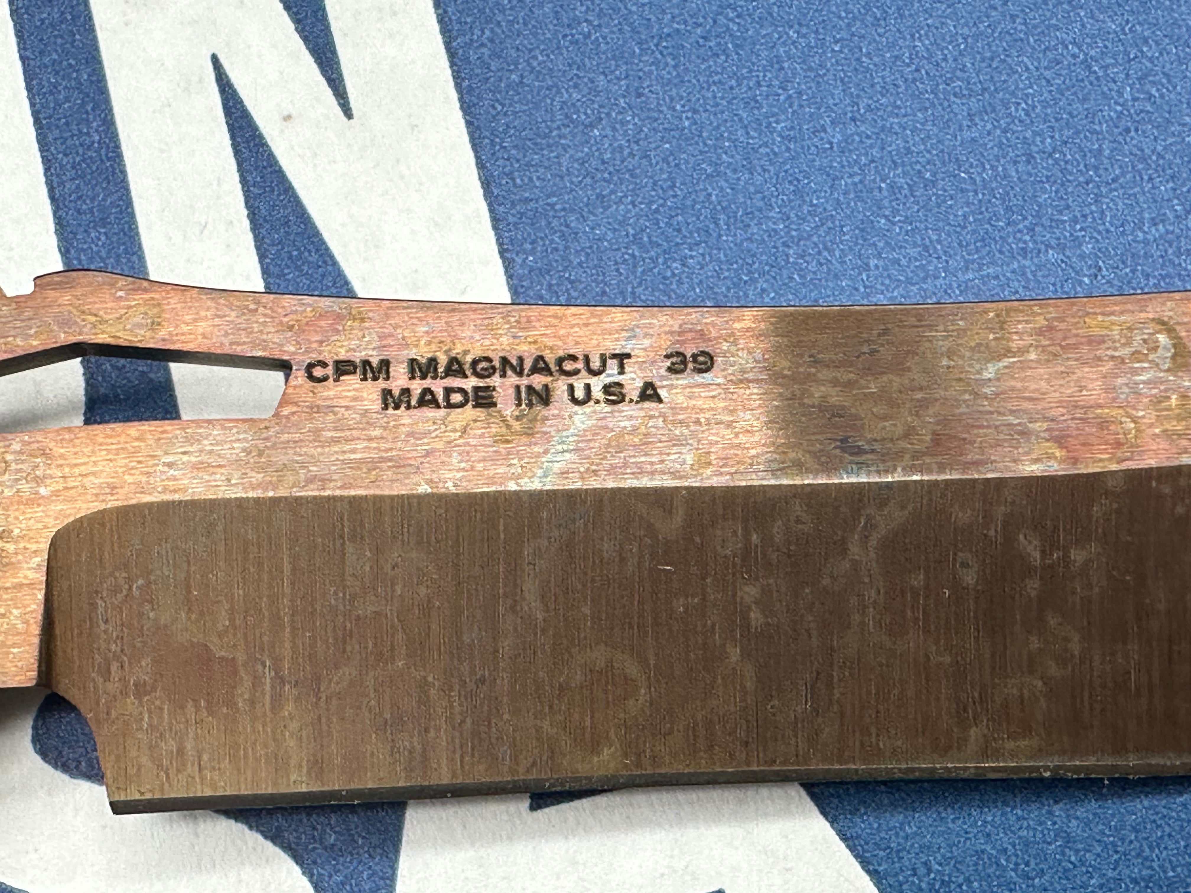 Dawson Knives Wilderness magnacut blade