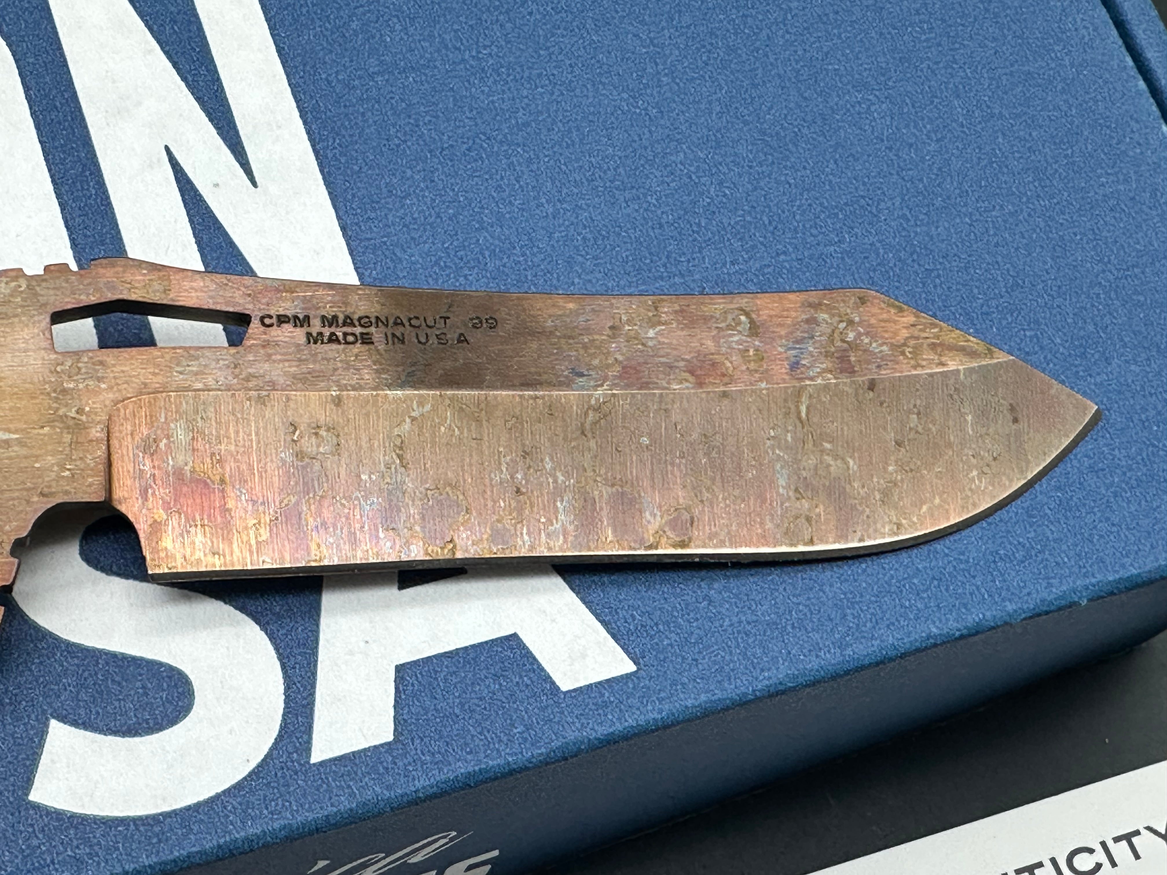 Dawson Knives Wilderness magnacut blade